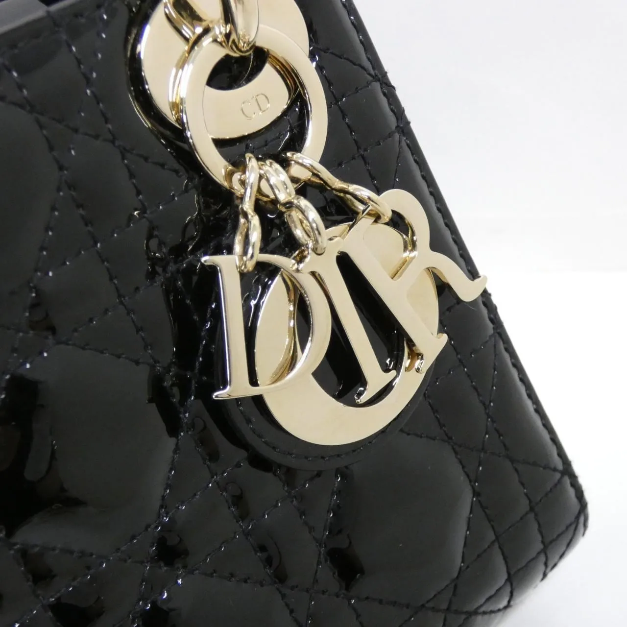 DIOR Lady Dior M0505OWCB Handbag Patent Leather 4