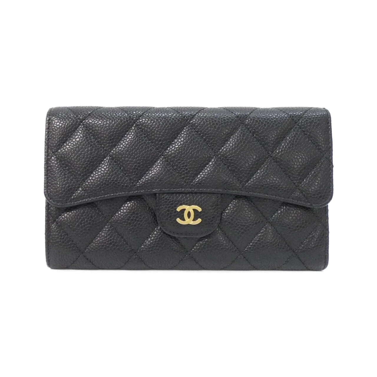 CHANEL Timeless Classic 31506 銀包 荔枝紋牛皮