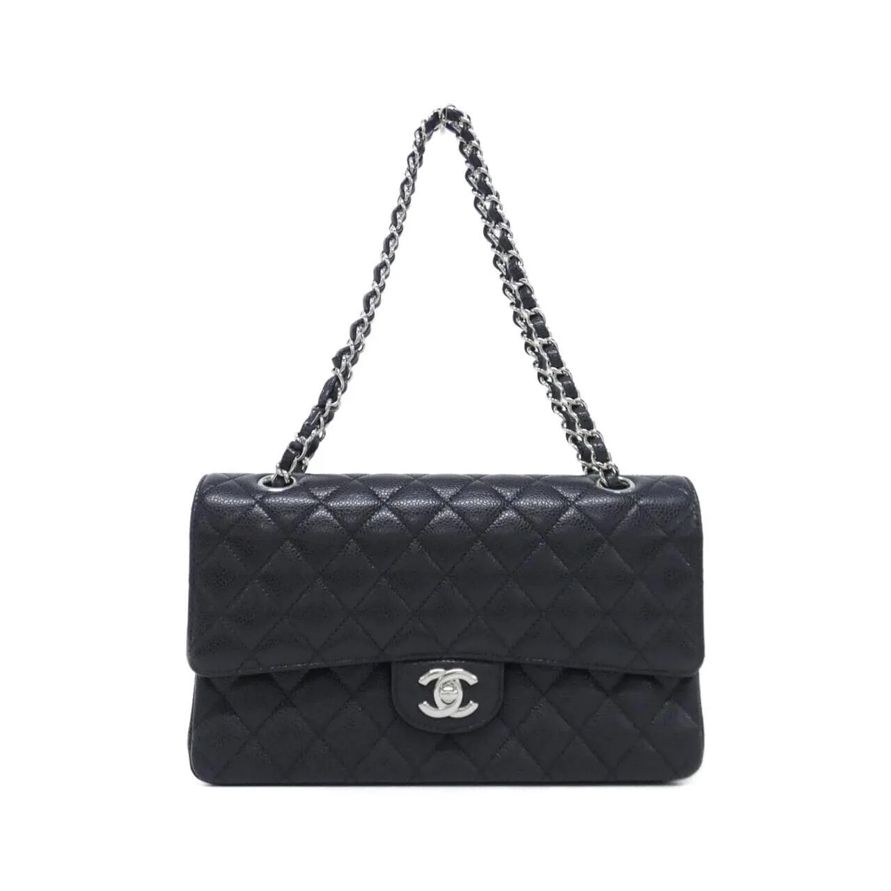 CHANEL Matelasse 1112 Shoulder Grained Calfskin