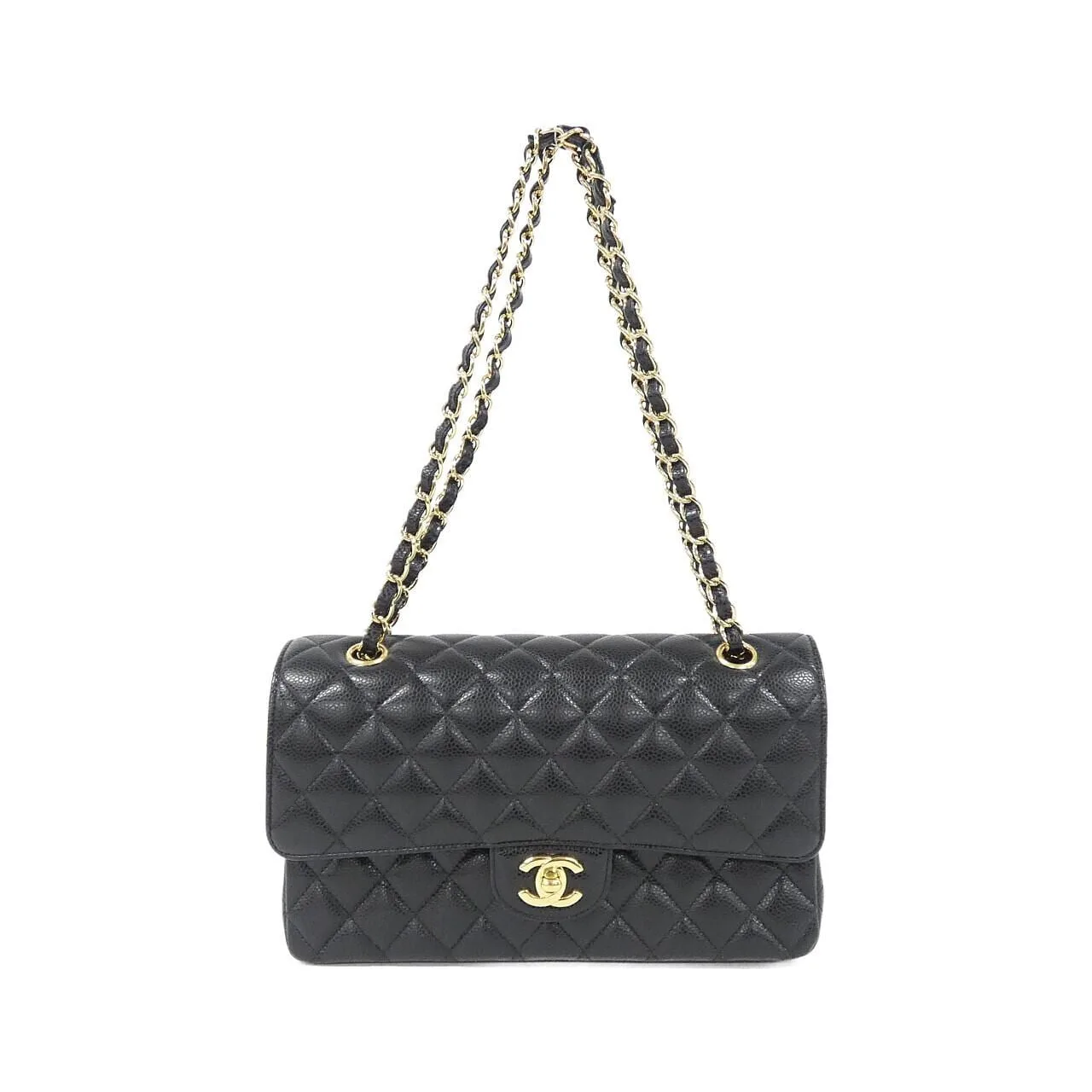 CHANEL Matelasse 1112 Shoulder Grained Calfskin
