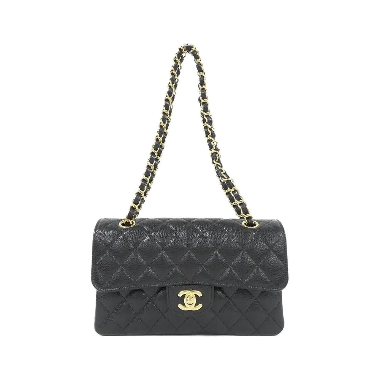 CHANEL Matelasse 1113 Shoulder Grained Calfskin