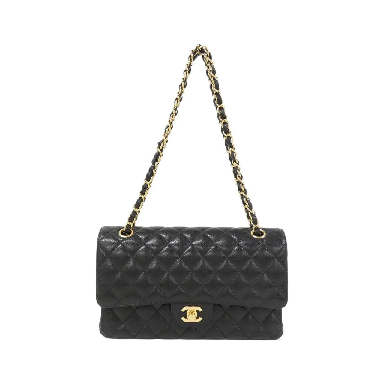 CHANEL Matelasse 1112 Shoulder Grained Calfskin