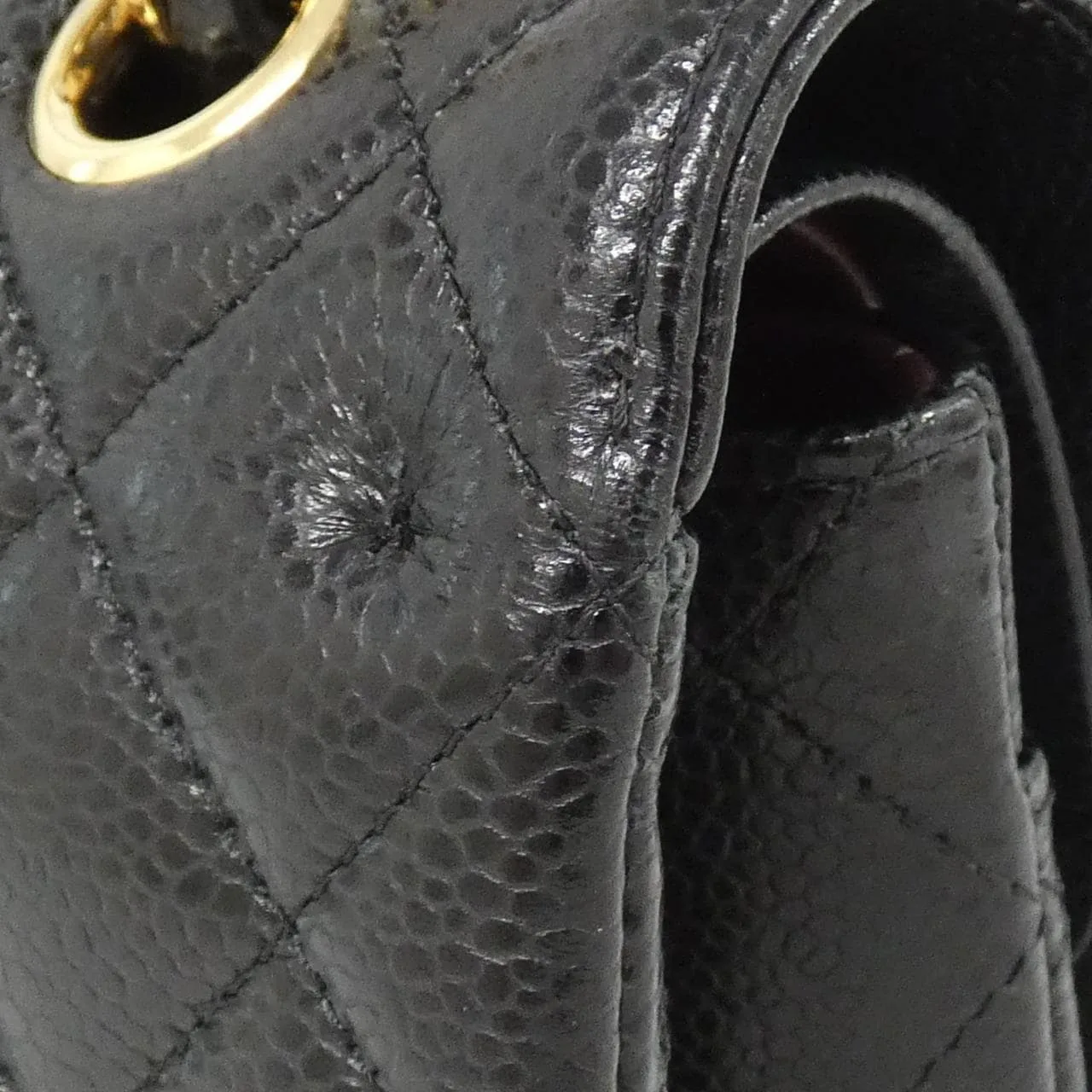 CHANEL Matelasse 1112 Shoulder Grained Calfskin 4