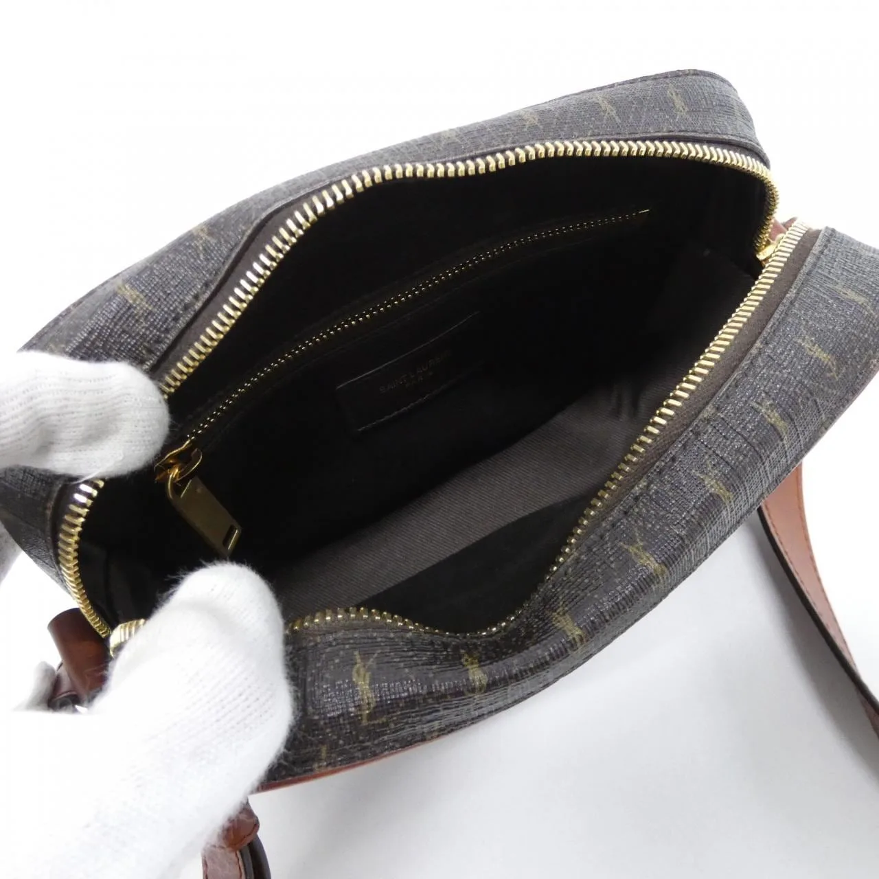 SAINT LAURENT 669957 2UY2W 肩背包 Monogram 8