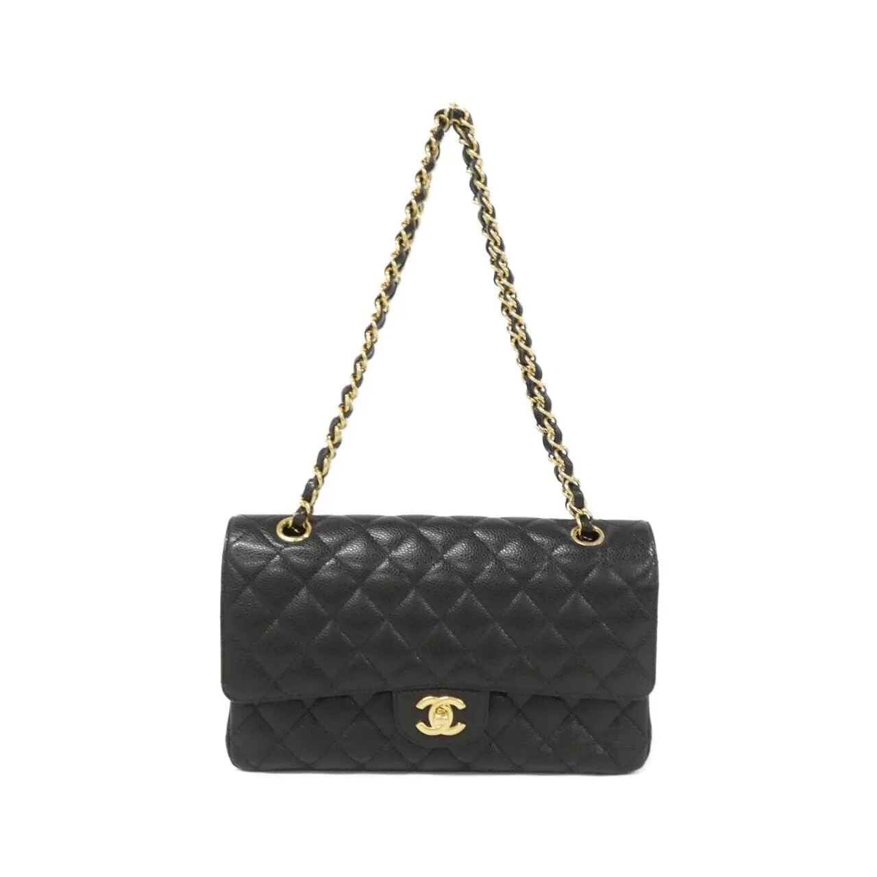 CHANEL Matelasse 1112 Shoulder Grained Calfskin