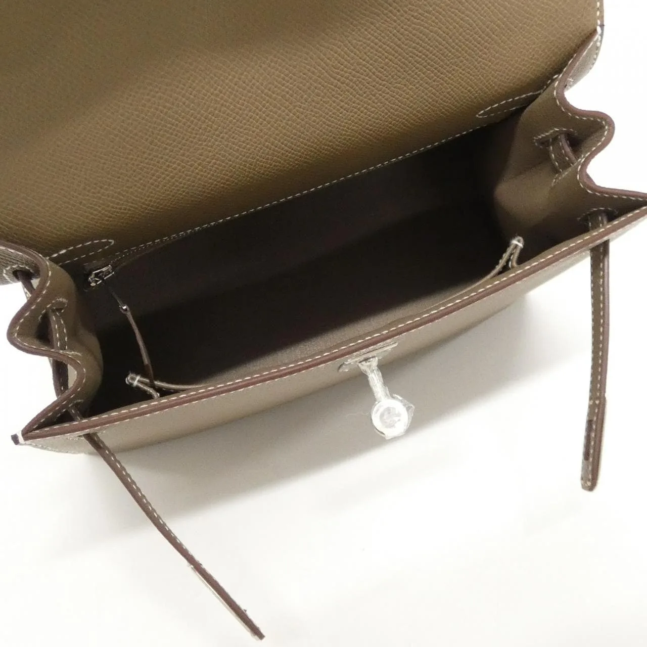 HERMES Kelly 038416CK Handbag Epsom 6