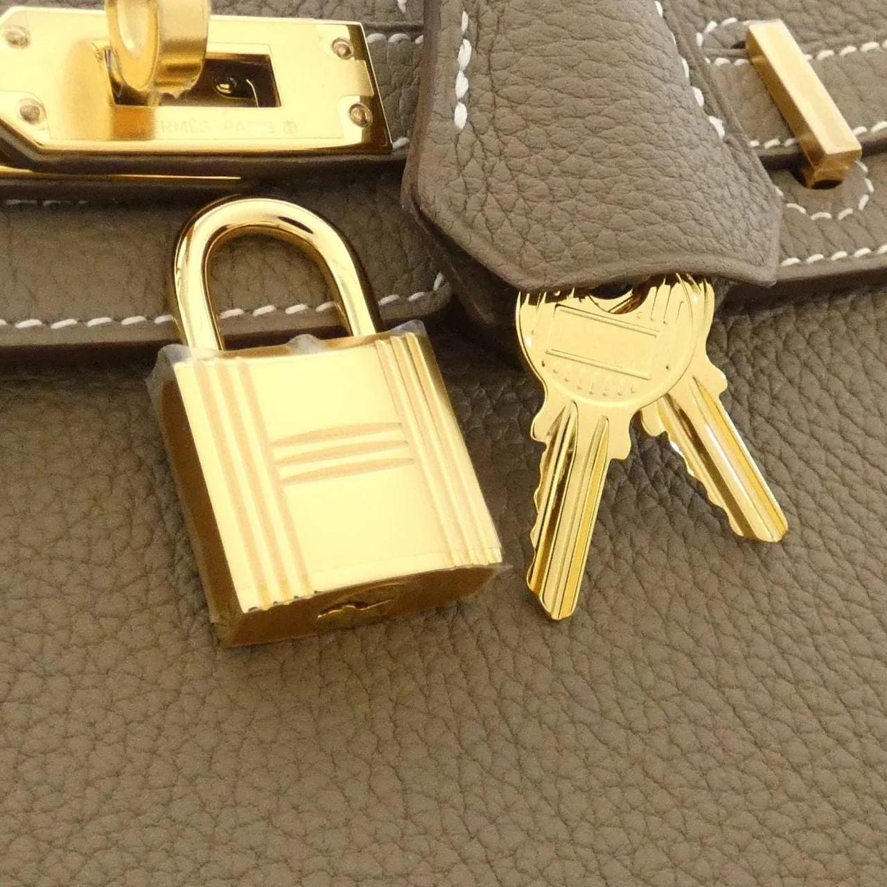 HERMES Birkin 041344CC Handbag Togo 4