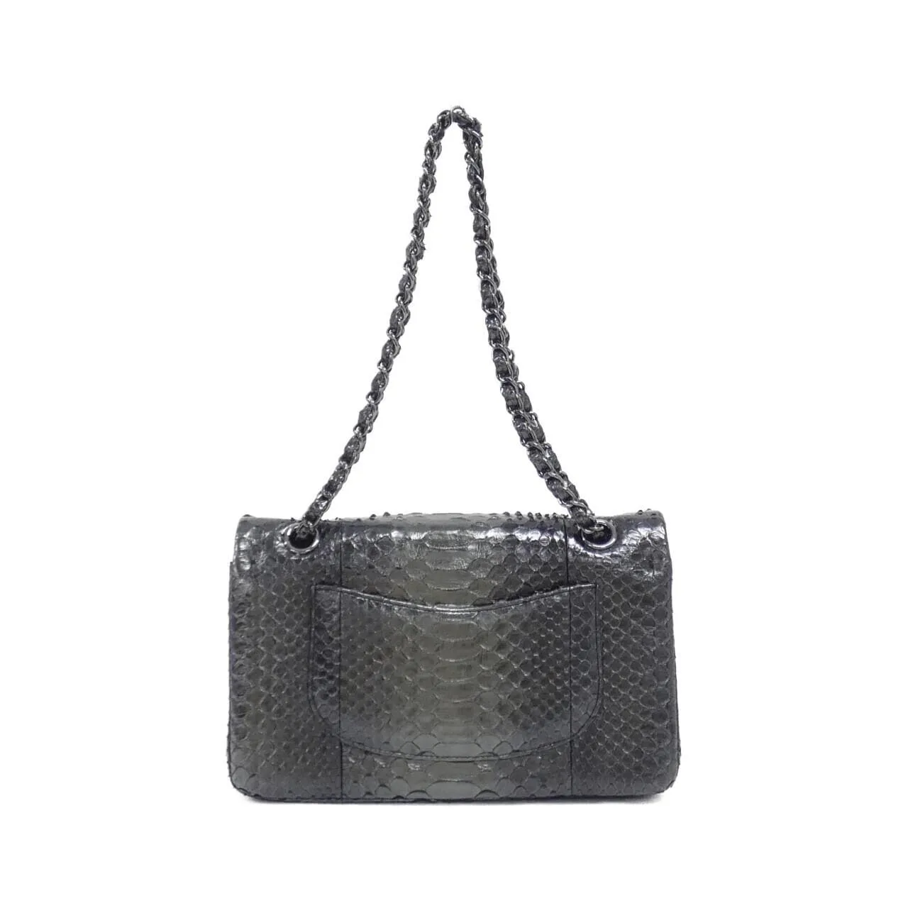 CHANEL Matelasse 1112 肩背包 蟒蛇皮 2