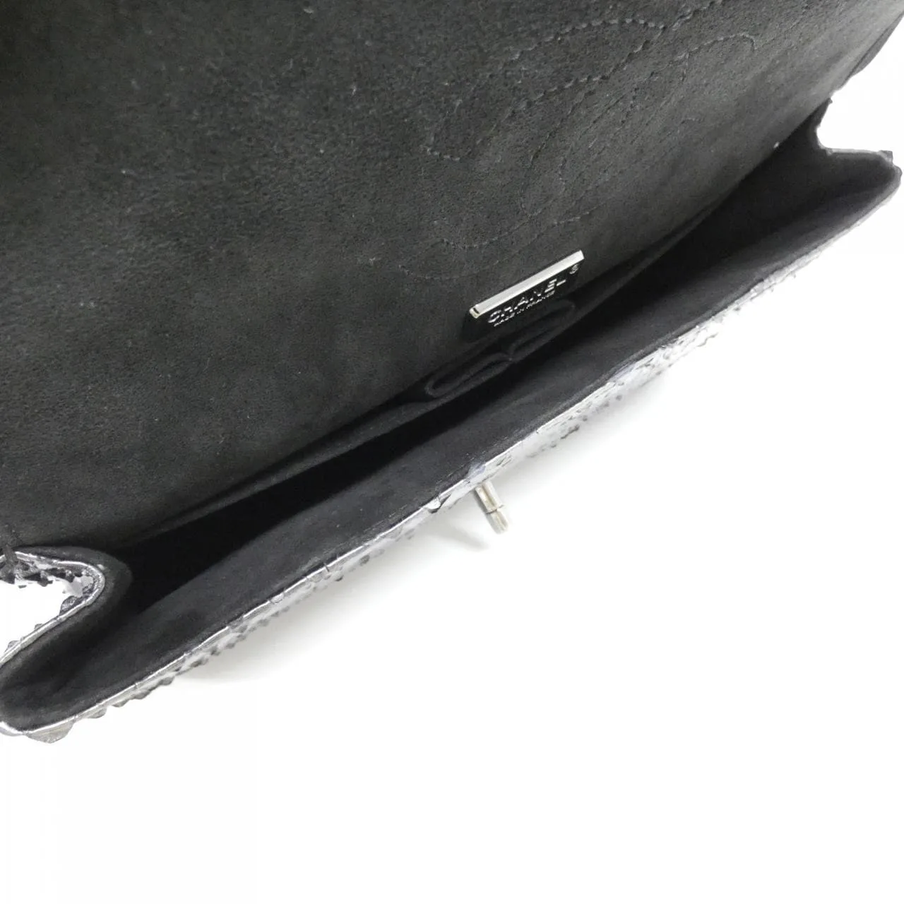 CHANEL Matelasse 1112 肩背包 蟒蛇皮 9