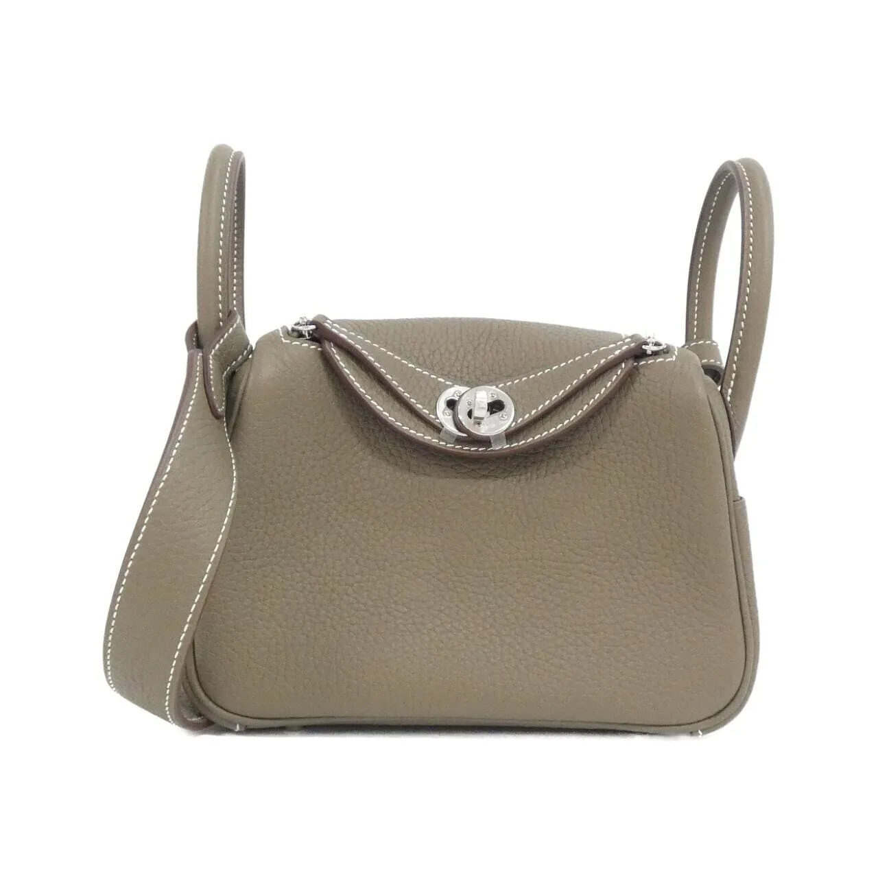 HERMES Lindy 085956CK Shoulder Clemence