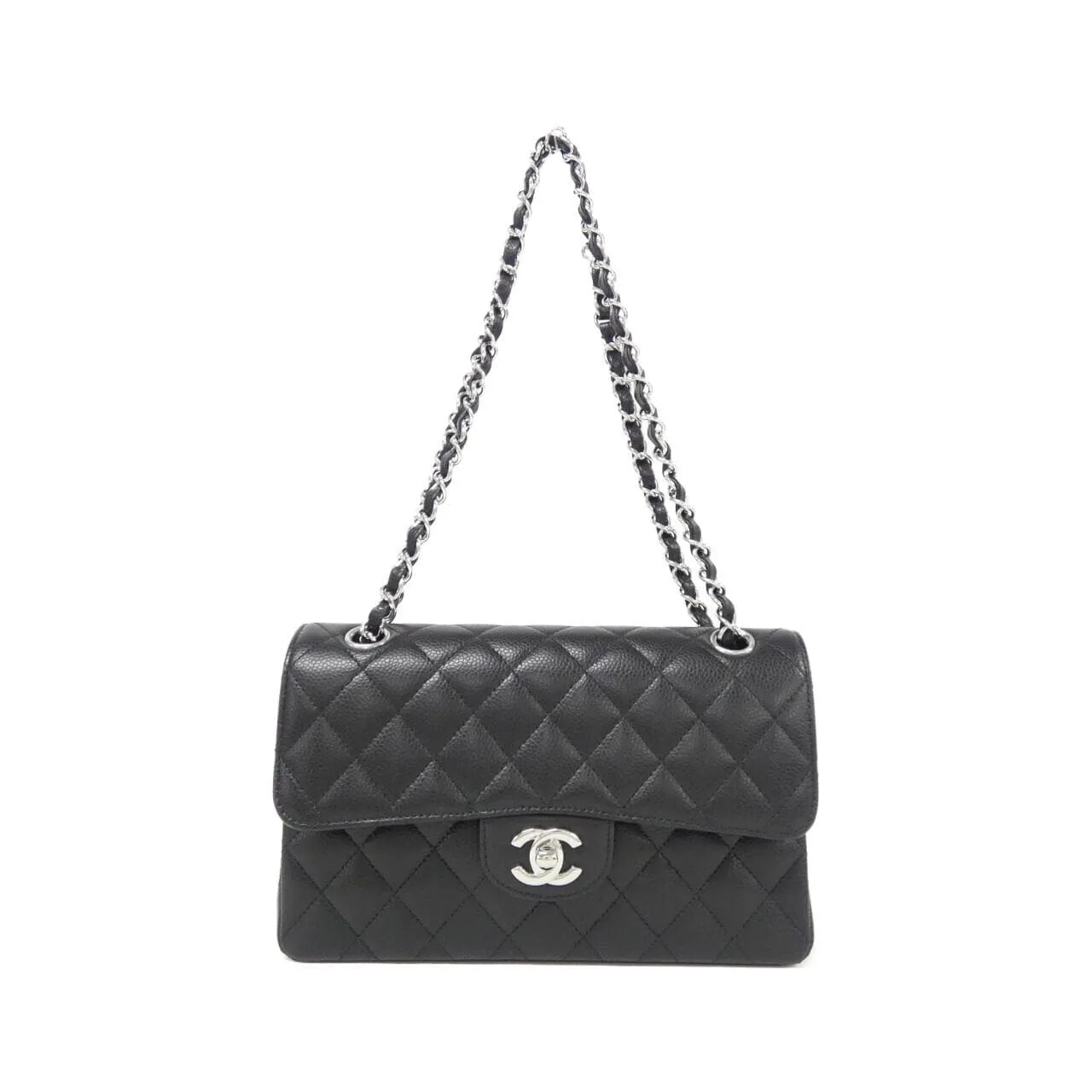 CHANEL Matelasse 1113 Shoulder Grained Calfskin