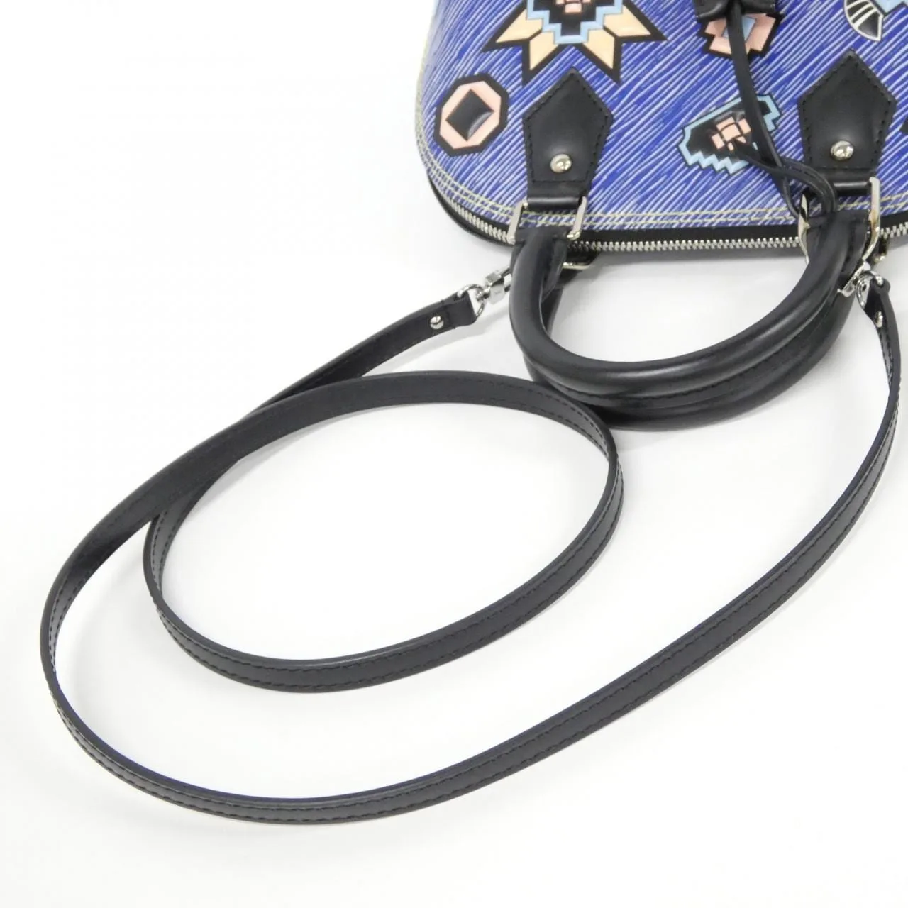 LOUIS VUITTON Alma M50833 Handbag Denim 9