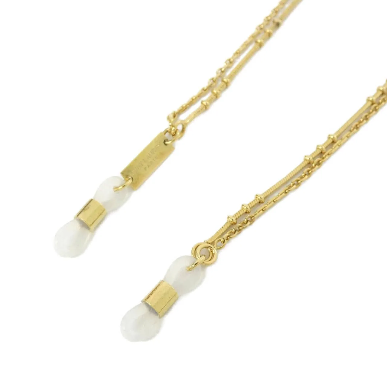 SAINT LAURENT Wallet 金色 中古品A - 縮圖 2