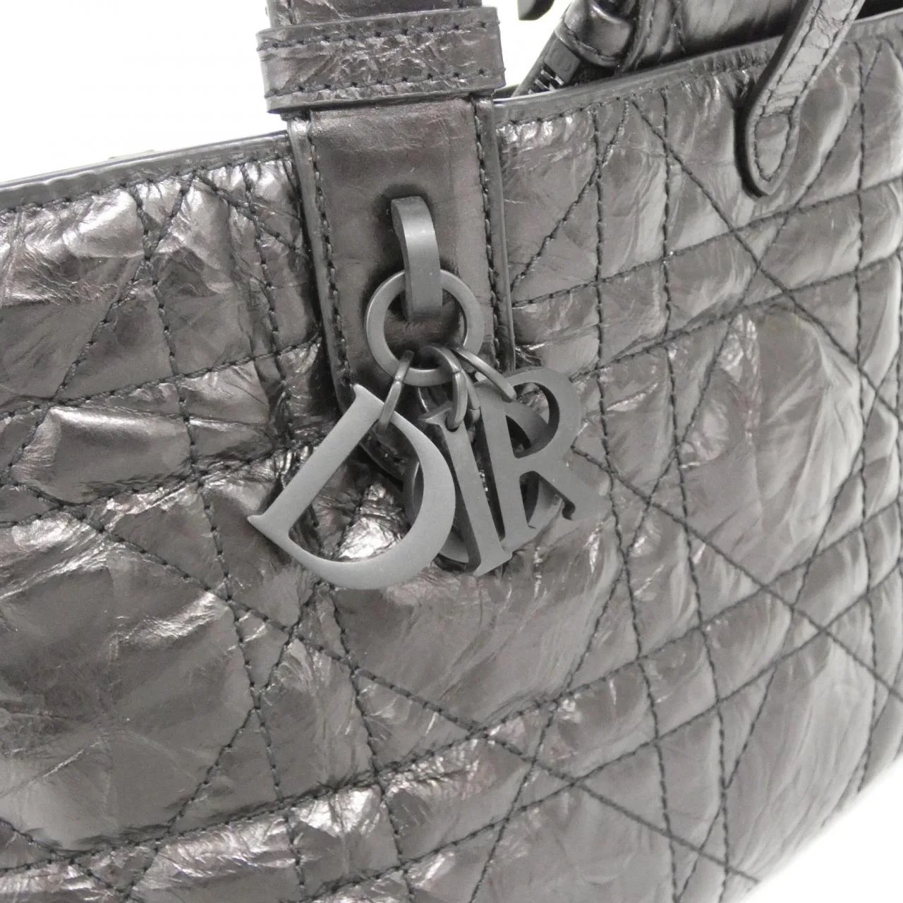 DIOR Toujours M2822SNIO Handbag Black Rank A - Thumbnail 4