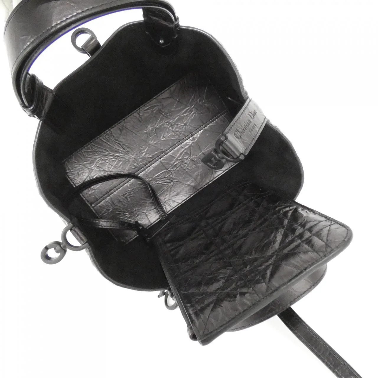DIOR Toujours M2822SNIO Handbag Black Rank A - Thumbnail 6