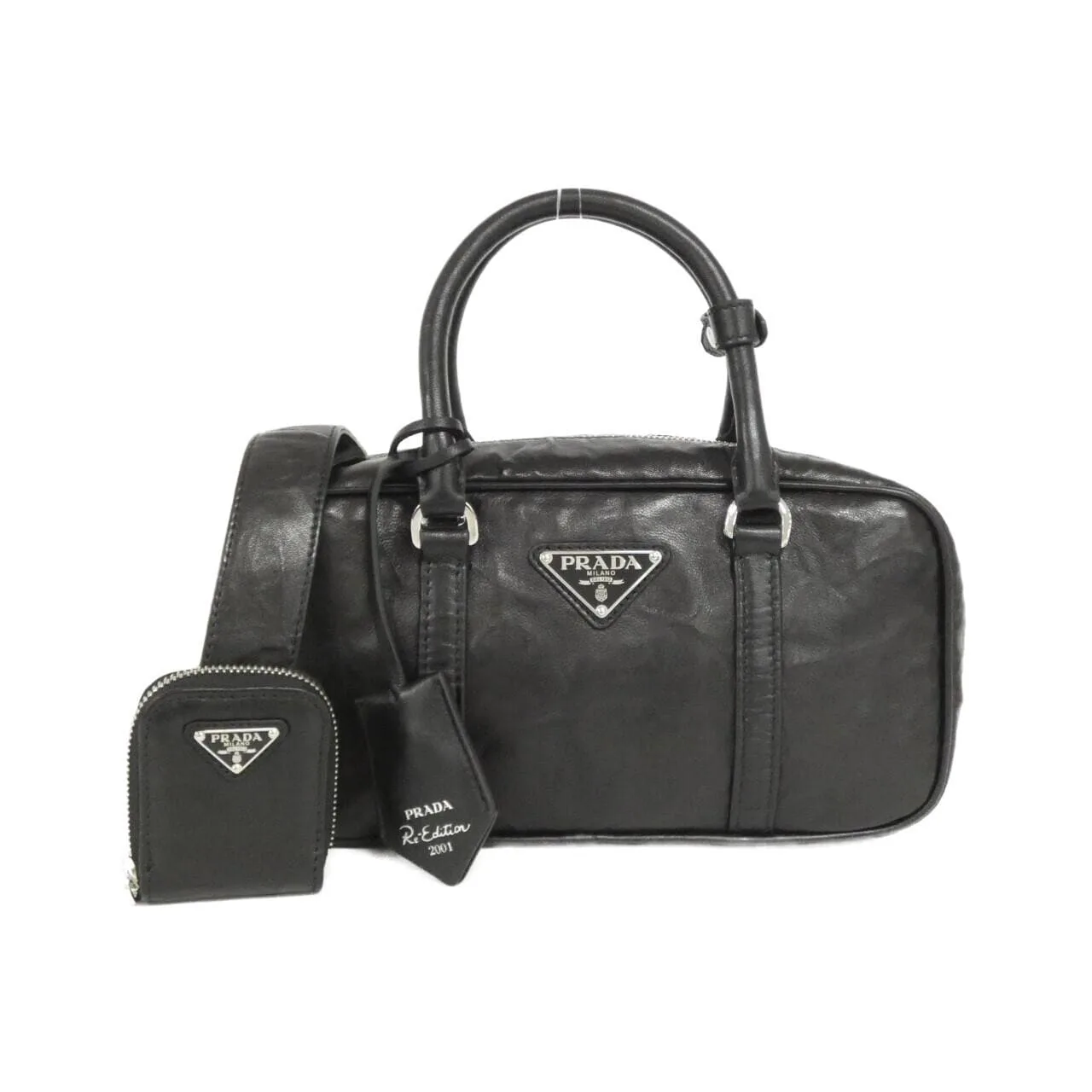 PRADA 1BB098 Handbag Black