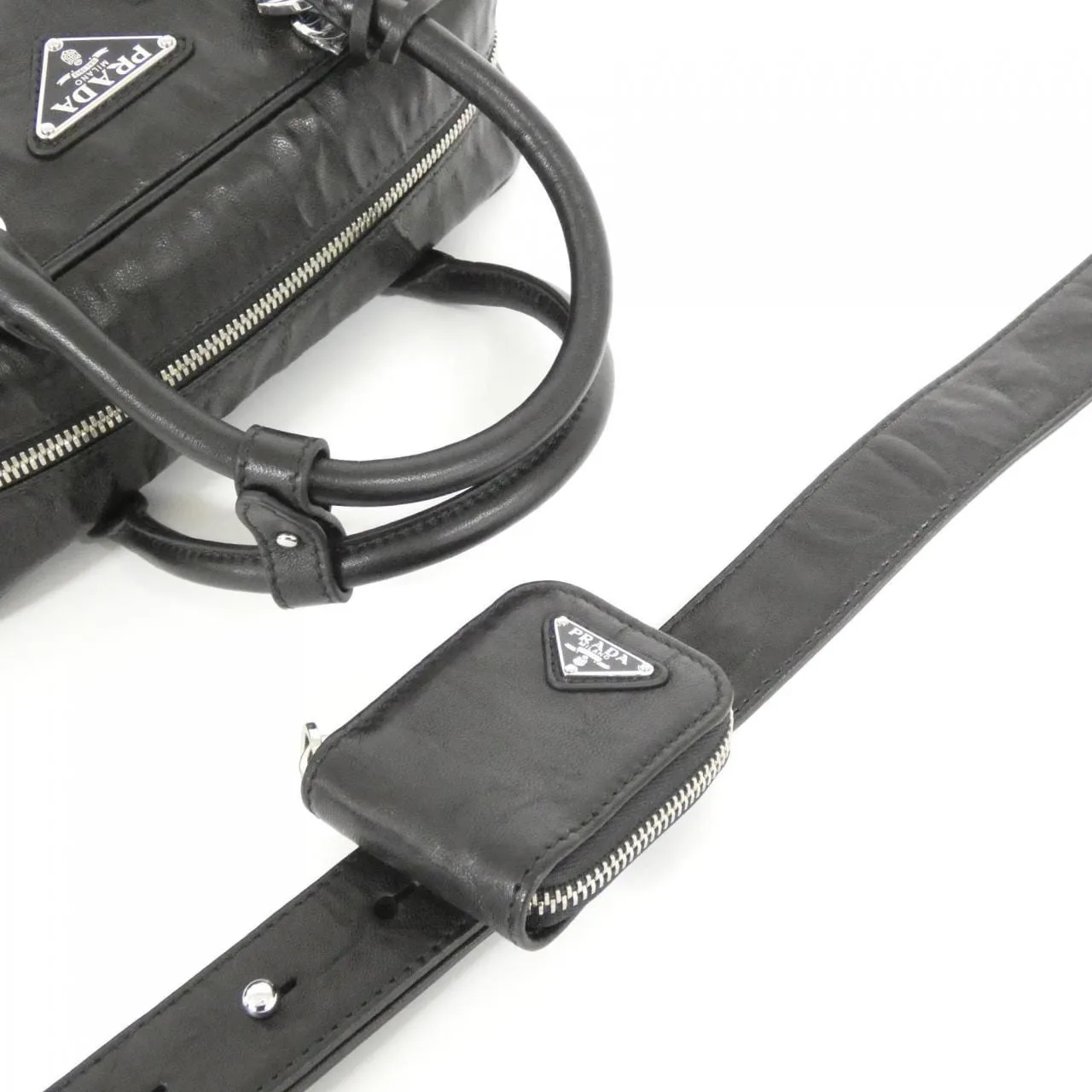 PRADA 1BB098 Handbag Black - Thumbnail 4