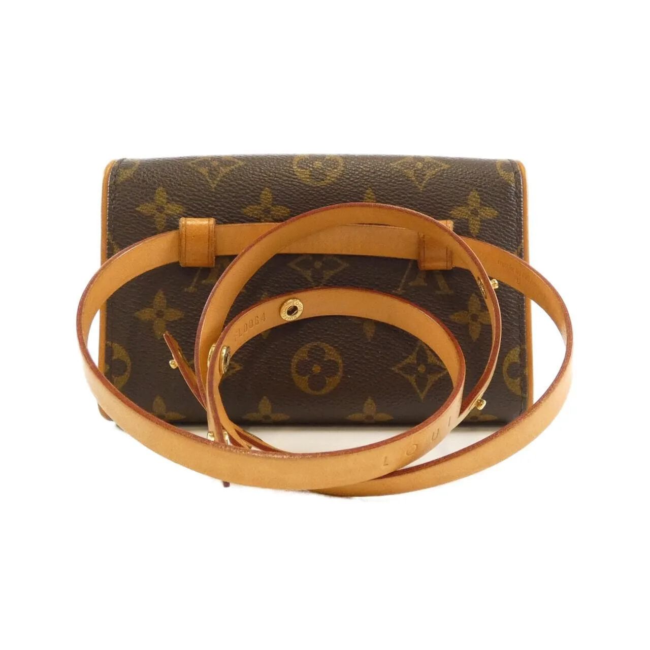 LOUIS VUITTON Pochette M51855+M67304 Belt Monogram 黑色 Monogram 中古品B - 縮圖 2