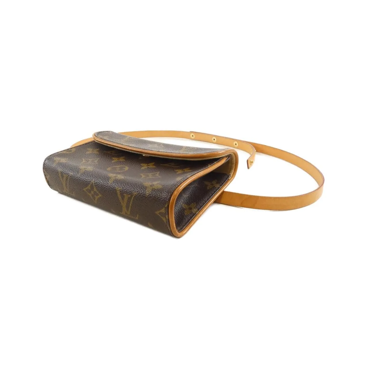 LOUIS VUITTON Pochette M51855+M67304 Belt Monogram 黑色 Monogram 中古品B - 縮圖 3