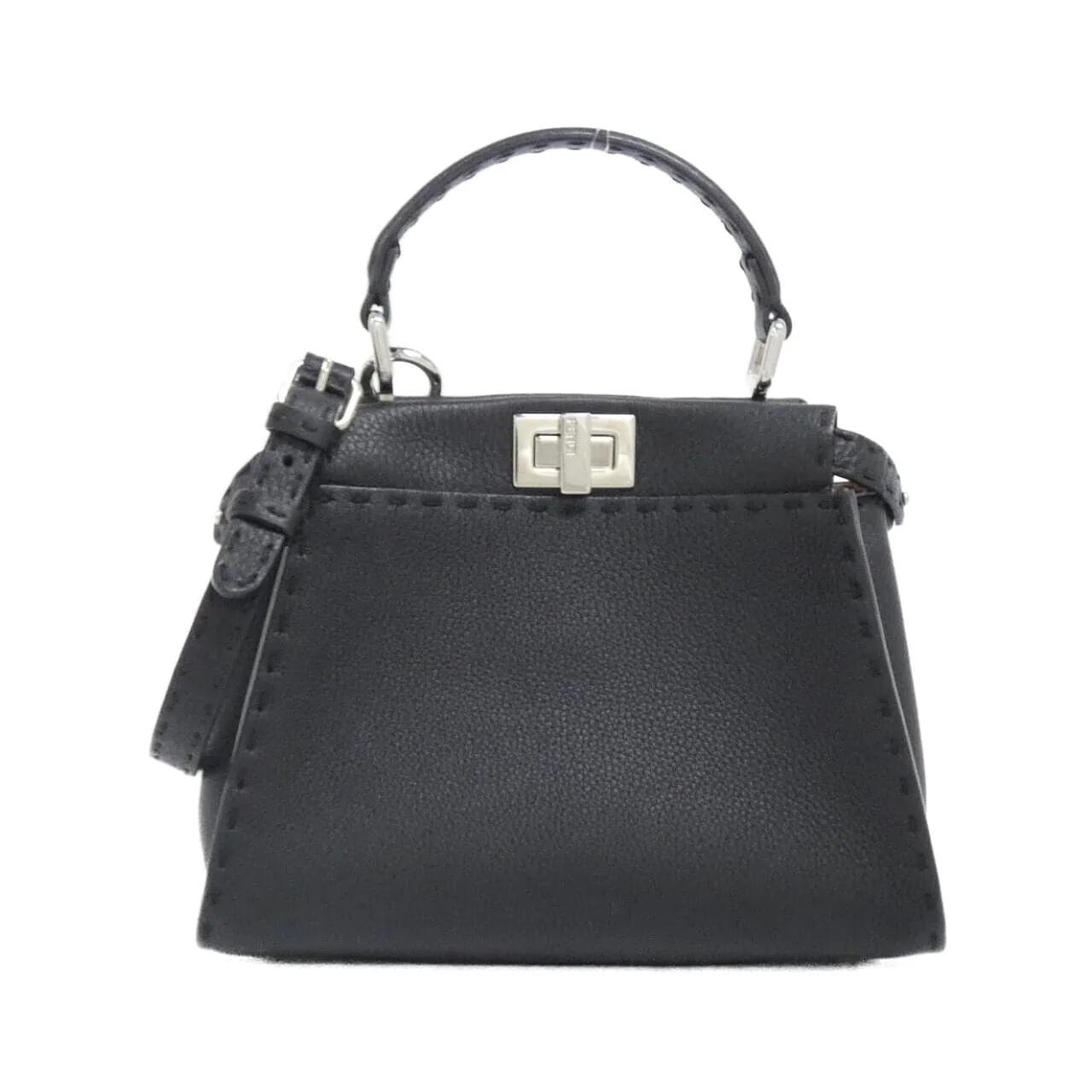 FENDI Peekaboo 8BN244 Q0J Handbag Black