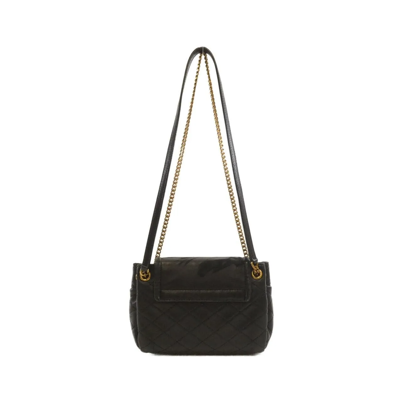 SAINT LAURENT 672738 1EL07 Shoulder Lambskin Black Lambskin - Thumbnail 2