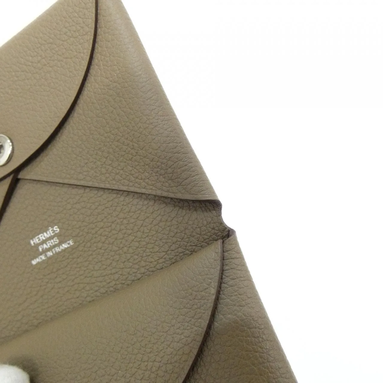 HERMES 085238CK Coin Case Etoupe Rank A - Thumbnail 3