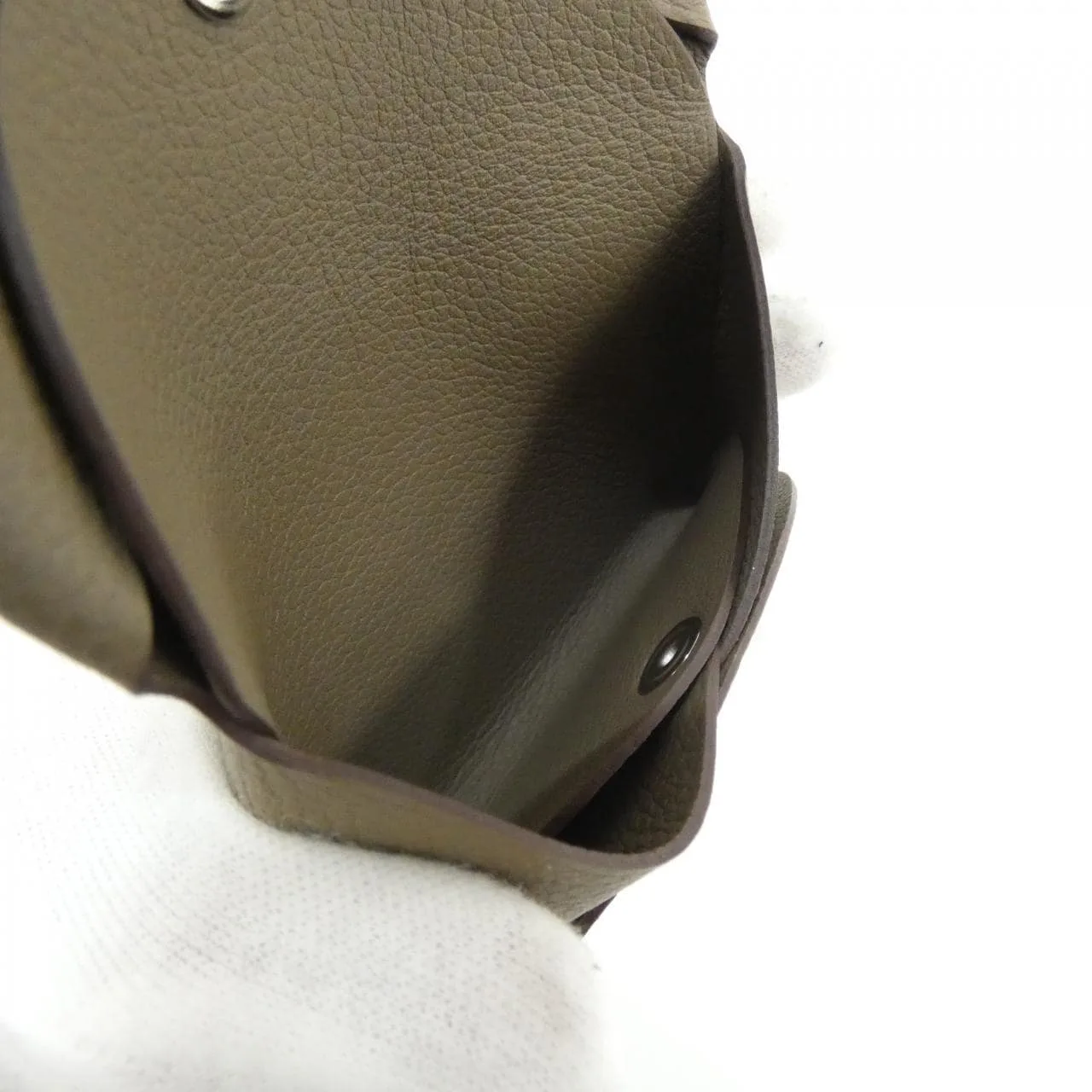 HERMES 085238CK Coin Case Etoupe Rank A - Thumbnail 4