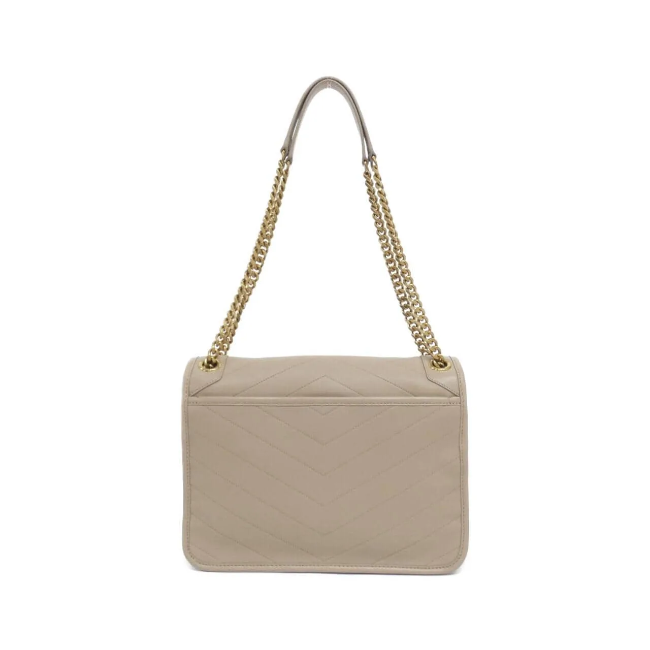 SAINT LAURENT Niki 633158 1EL07 Shoulder Lambskin Black Lambskin - Thumbnail 2