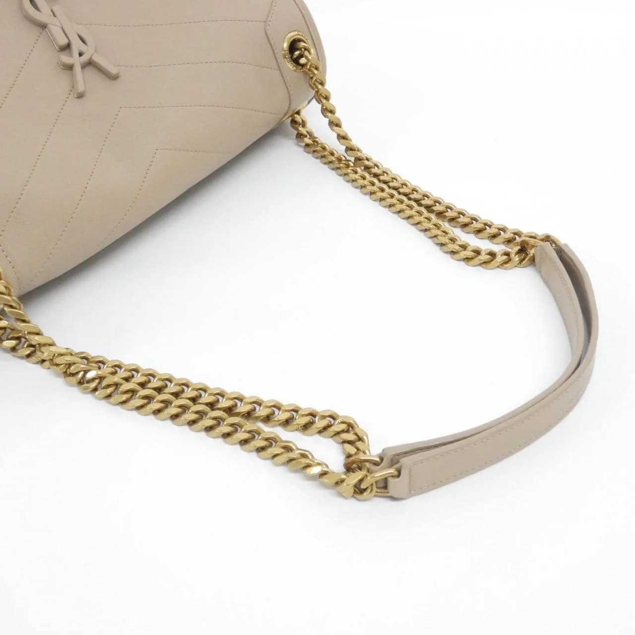 SAINT LAURENT Niki 633158 1EL07 Shoulder Lambskin Black Lambskin - Thumbnail 7