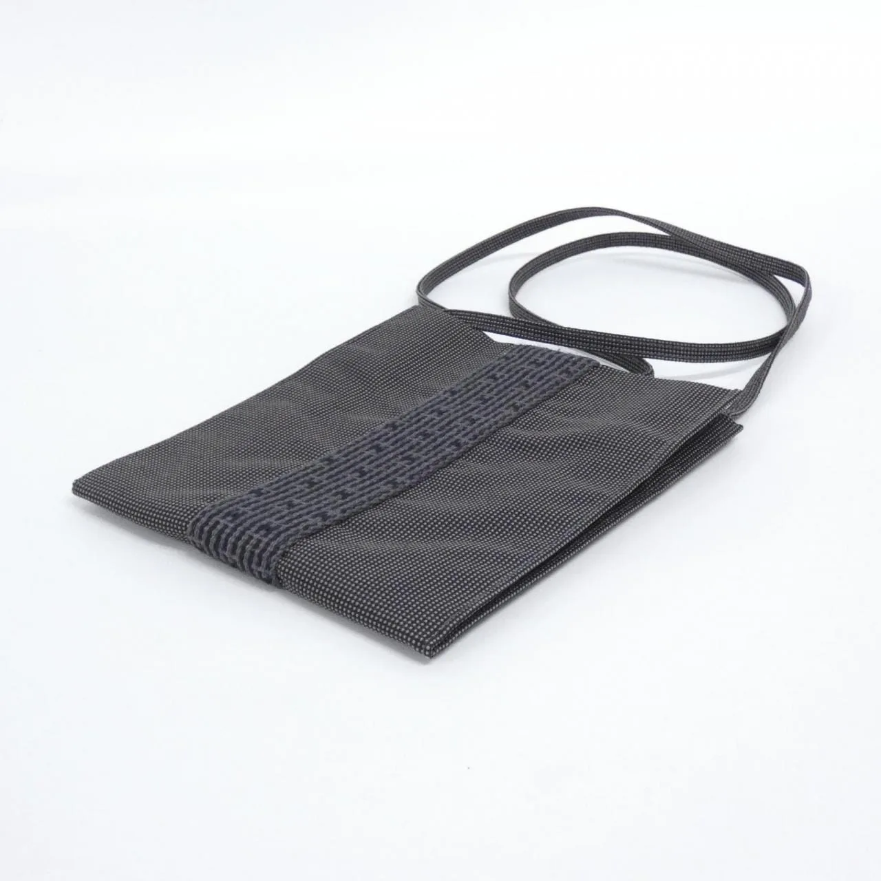 HERMES 100967M Shoulder Canvas Black Canvas Rank A - Thumbnail 2