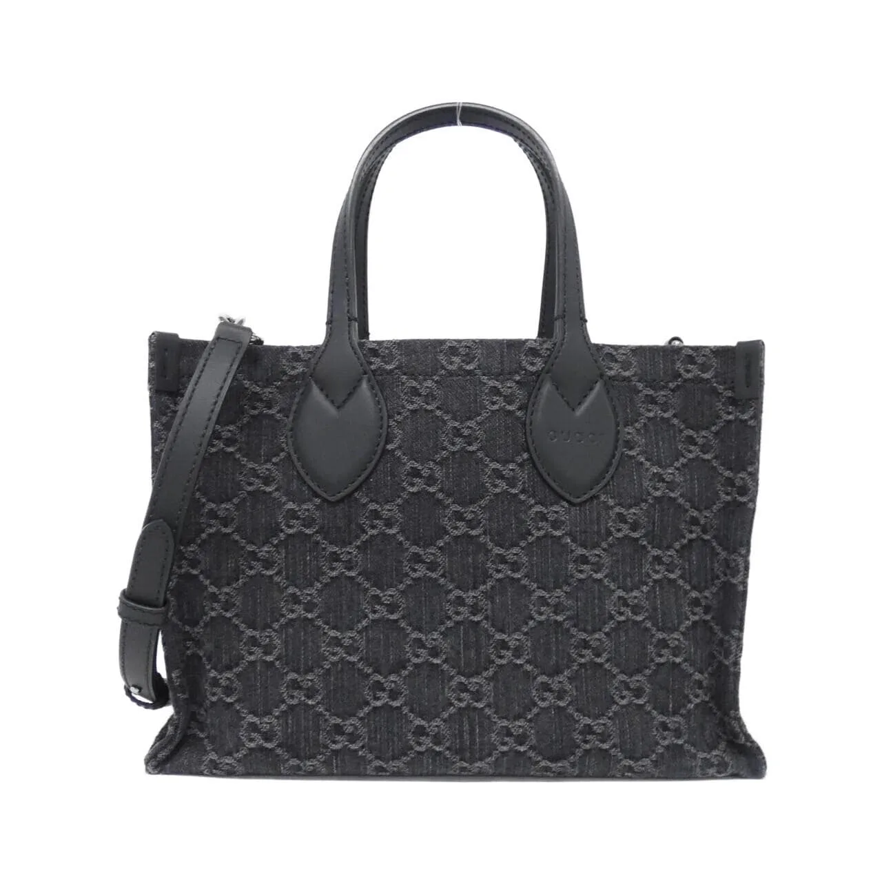 GUCCI 772183 FAC2F Handbag Denim Black