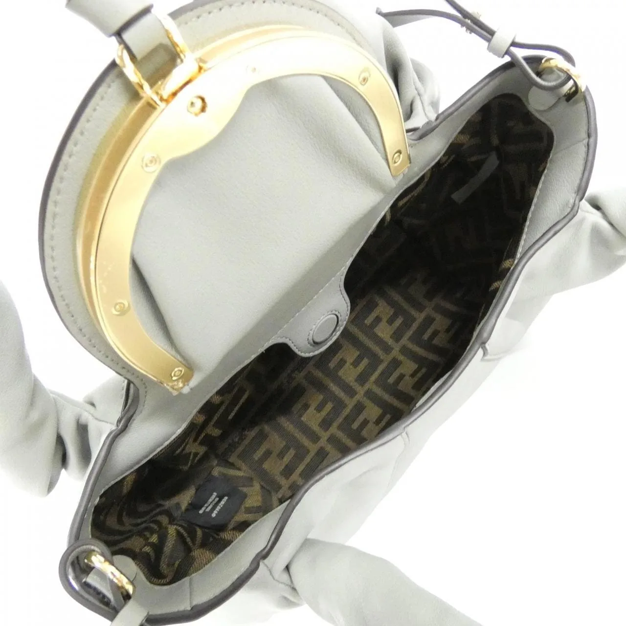 FENDI Baguette 8BR838 AYCT Handbag 黑色 中古品A - 縮圖 6