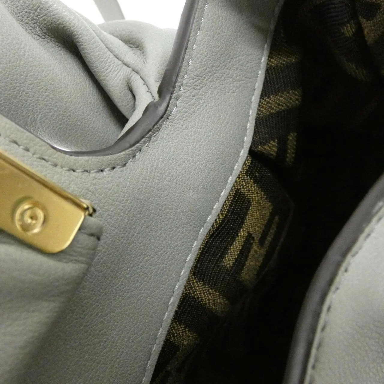 FENDI Baguette 8BR838 AYCT Handbag 黑色 中古品A - 縮圖 7