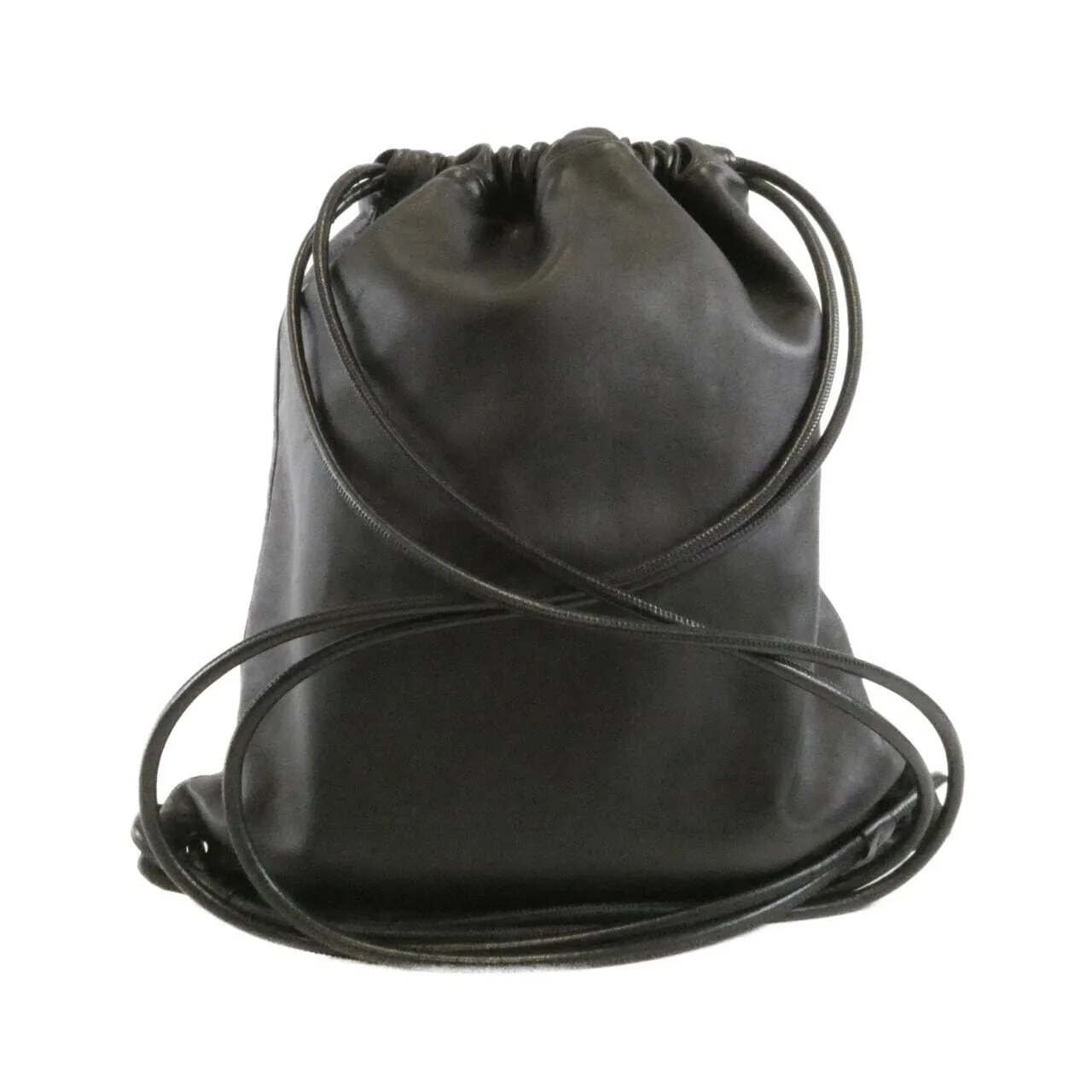 SAINT LAURENT 553919 0YP0E Backpack Lambskin 黑色 羊皮 中古品A - 縮圖 2