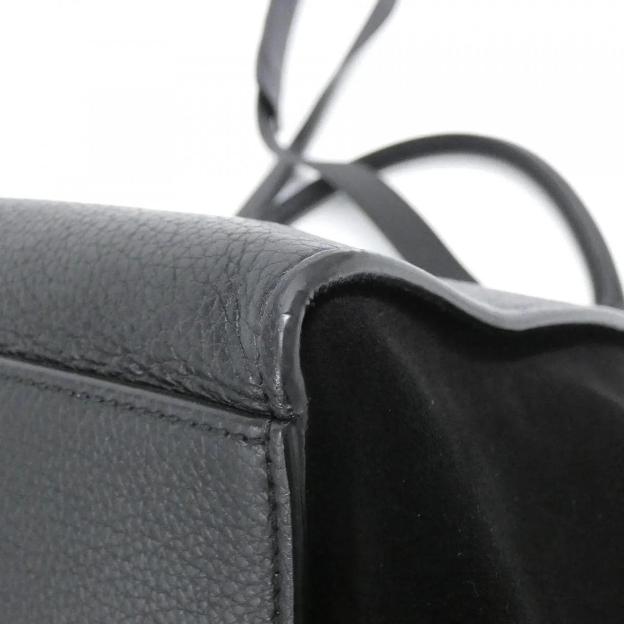 CELINE Cabas 169543MDB Handbag Black Rank B - Thumbnail 3