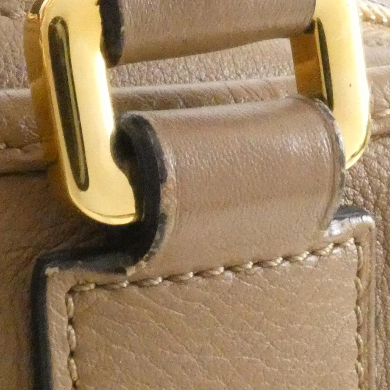 LOEWE Amazona 352 30 N03 Handbag Black Rank B - Thumbnail 6