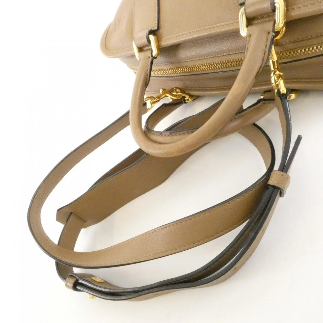 LOEWE Amazona 352 30 N03 Handbag Black Rank B - Thumbnail 8