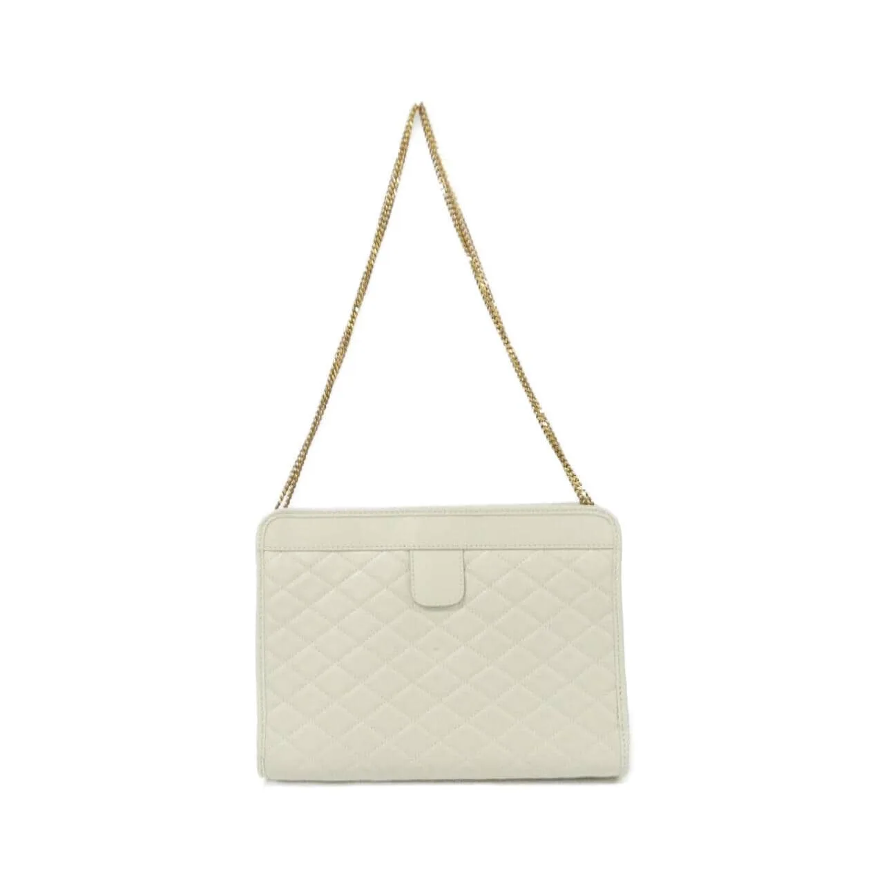 SAINT LAURENT 657361 Shoulder Lambskin 黑色 羊皮 中古品A - 縮圖 2