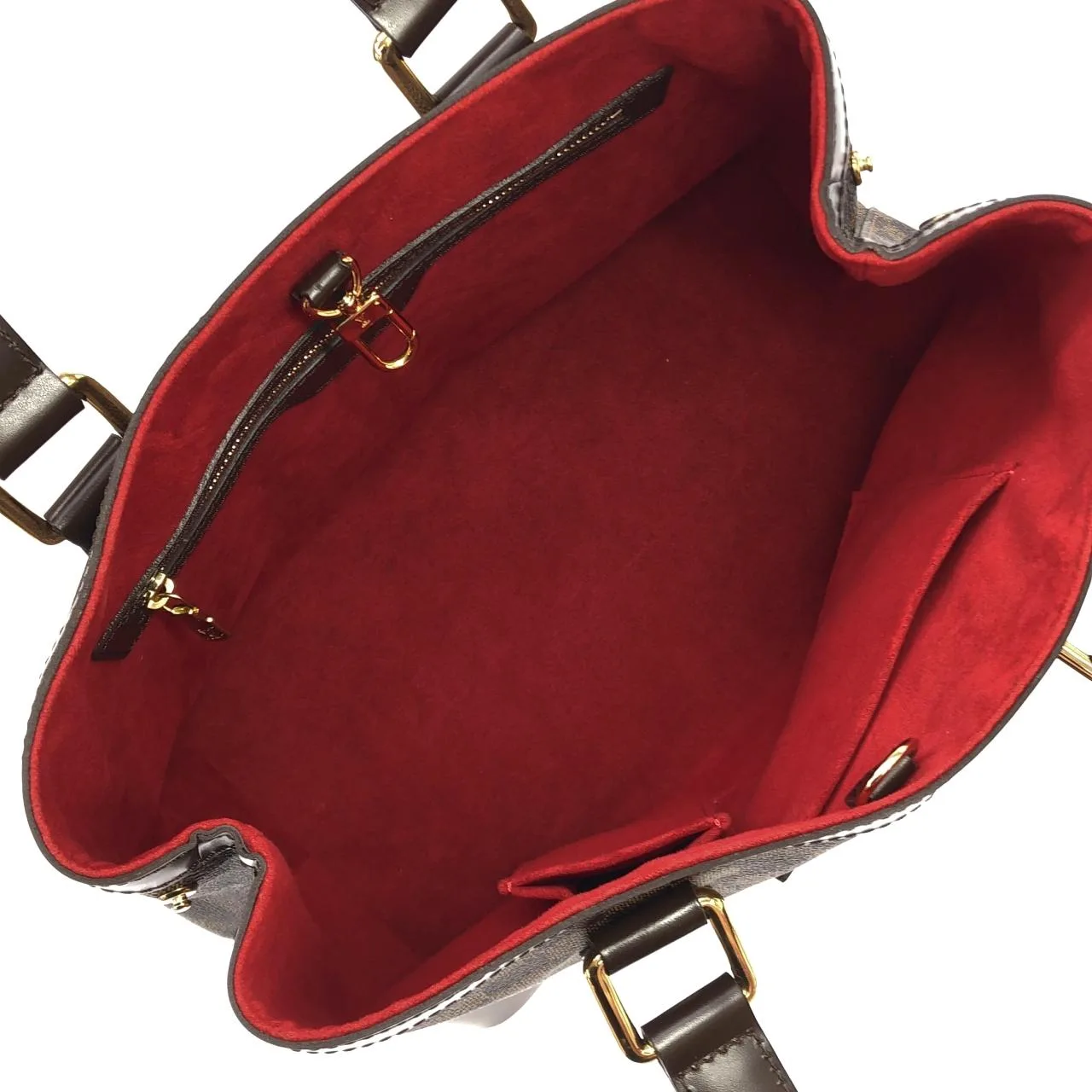 LOUIS VUITTON N51205 Handbag Damier 黑色 Damier 中古品A - 縮圖 7