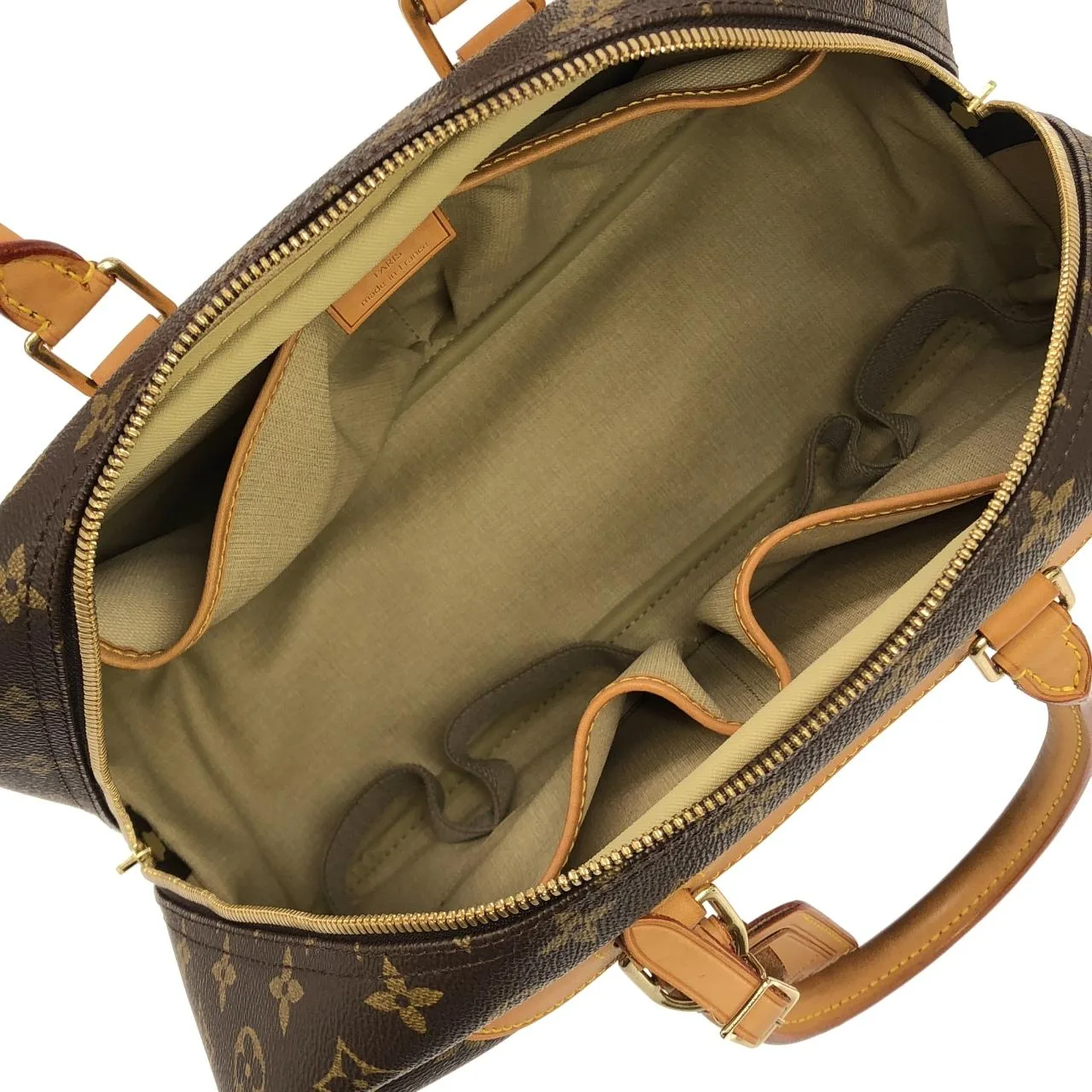 LOUIS VUITTON M47270 Handbag Monogram 黑色 Monogram 中古品A - 縮圖 6