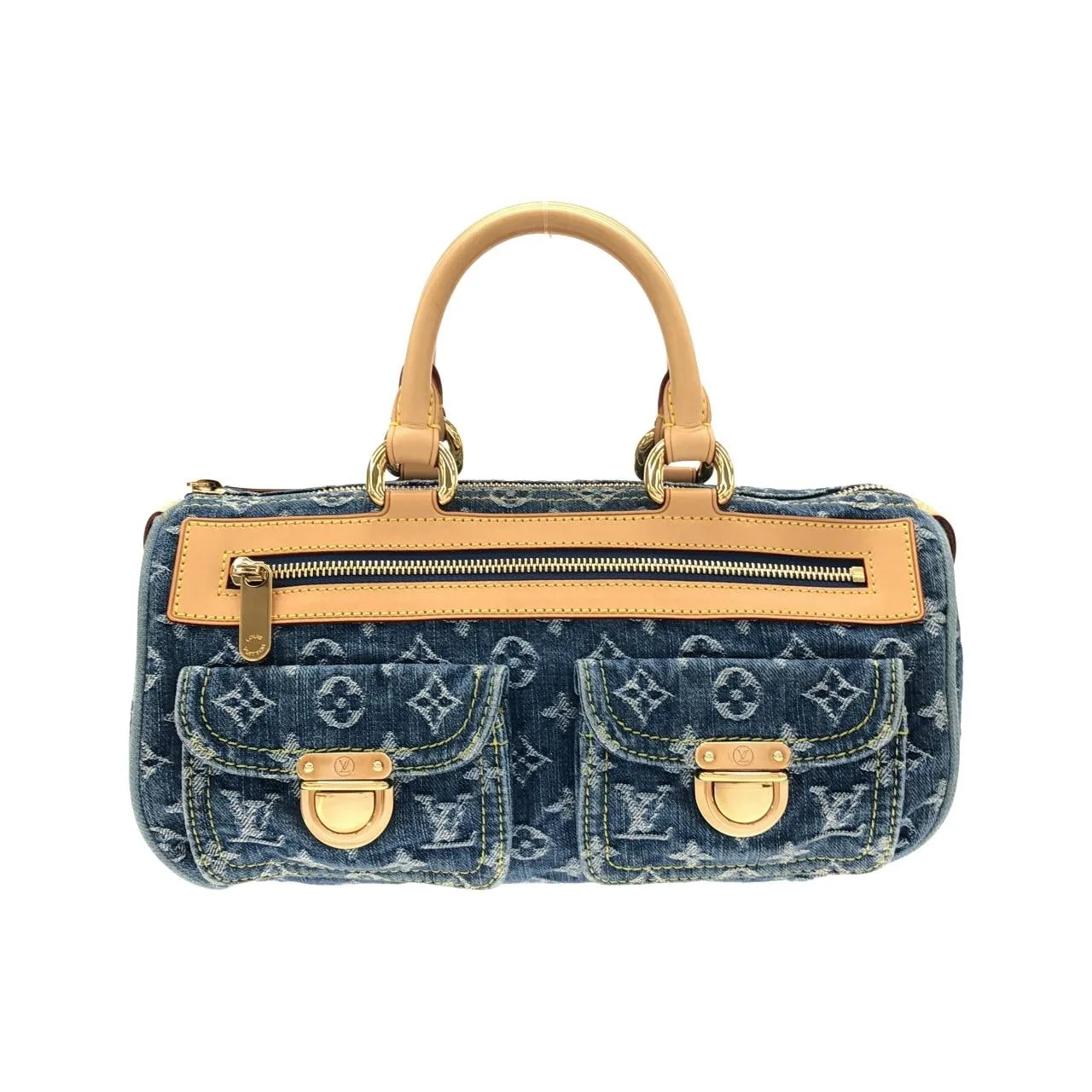 LOUIS VUITTON Speedy M95019 Boston Monogram Blue
