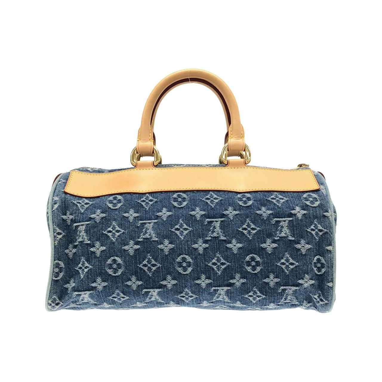 LOUIS VUITTON Speedy M95019 Boston Monogram 藍色 Monogram 中古品A - 縮圖 2