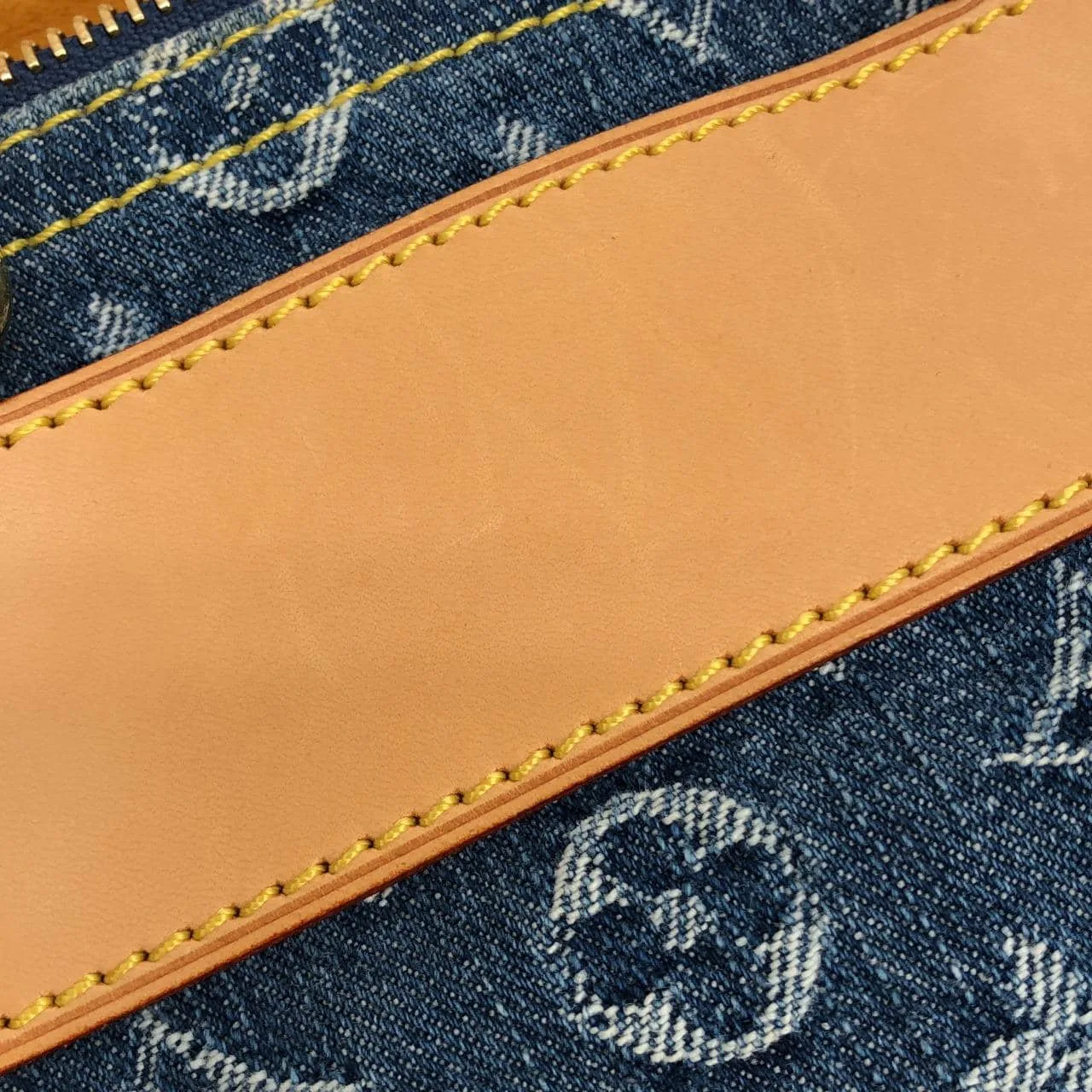 LOUIS VUITTON Speedy M95019 Boston Monogram 藍色 Monogram 中古品A - 縮圖 5