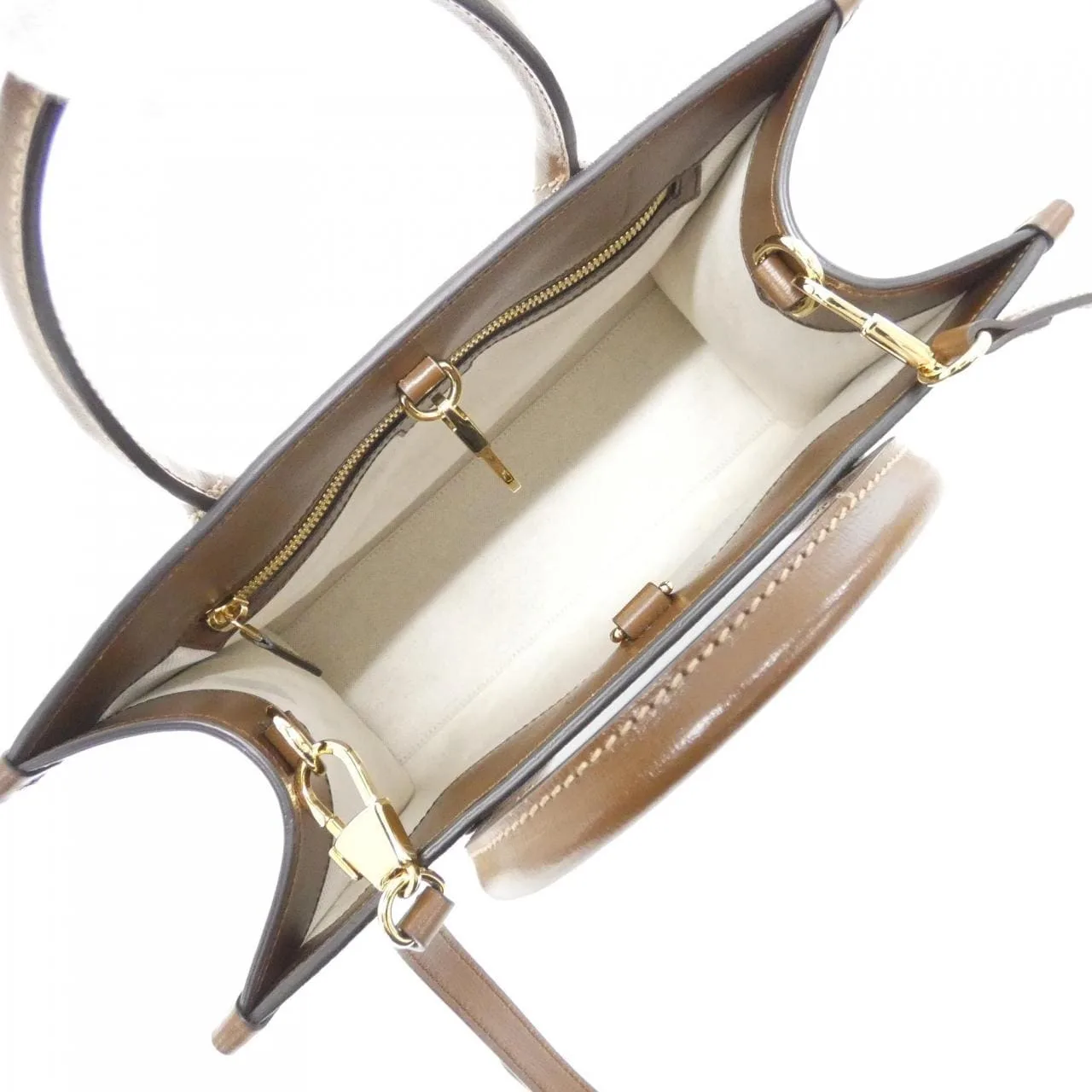 GUCCI 659983 92TCG Handbag Canvas Beige Canvas Rank A - Thumbnail 7