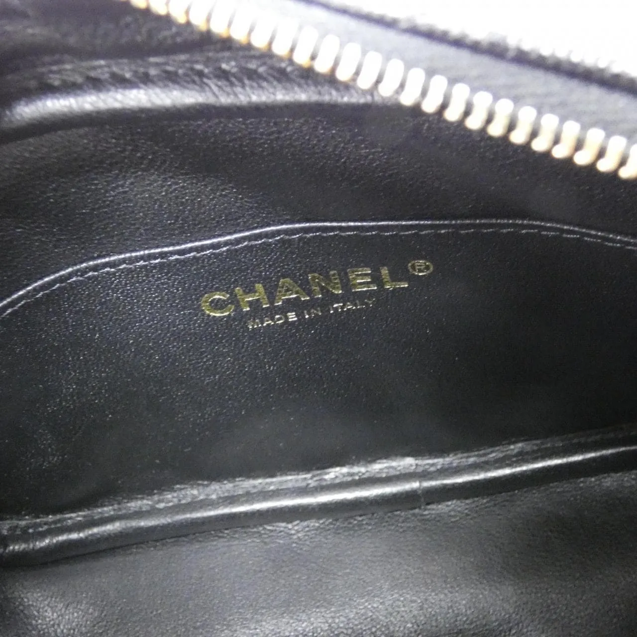 CHANEL 91796 Shoulder Grained Calfskin Black Grained Calfskin Rank A - Thumbnail 7