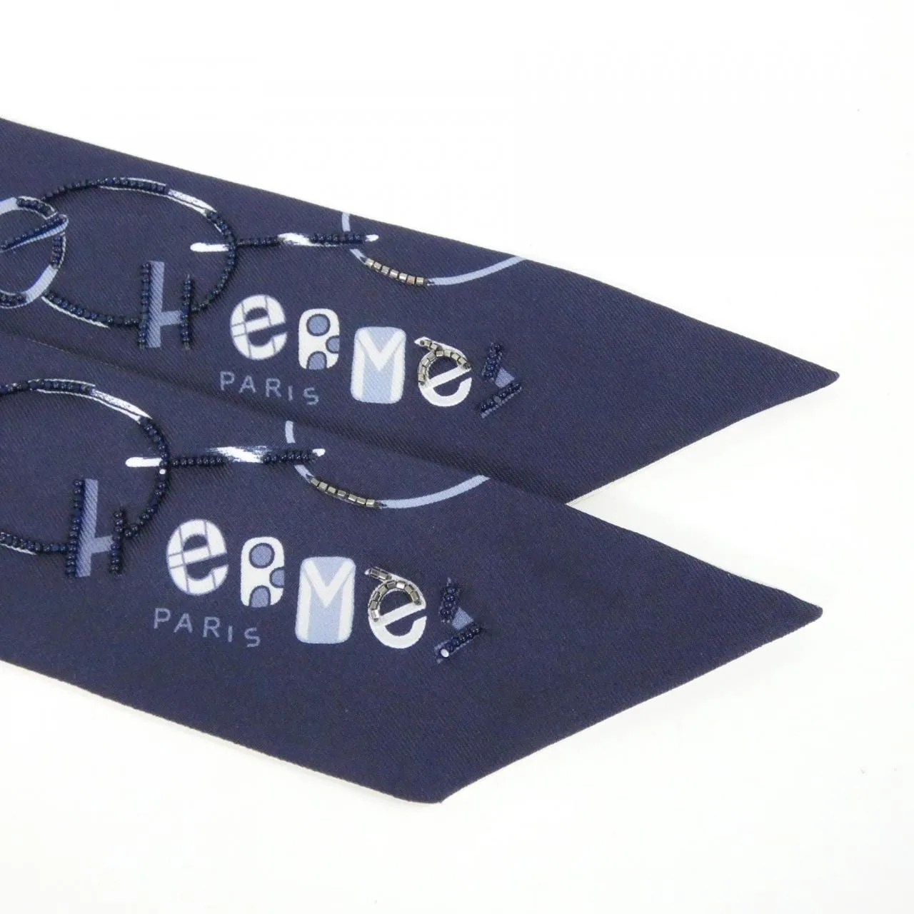HERMES H483951S Scarf White Rank A - Thumbnail 2