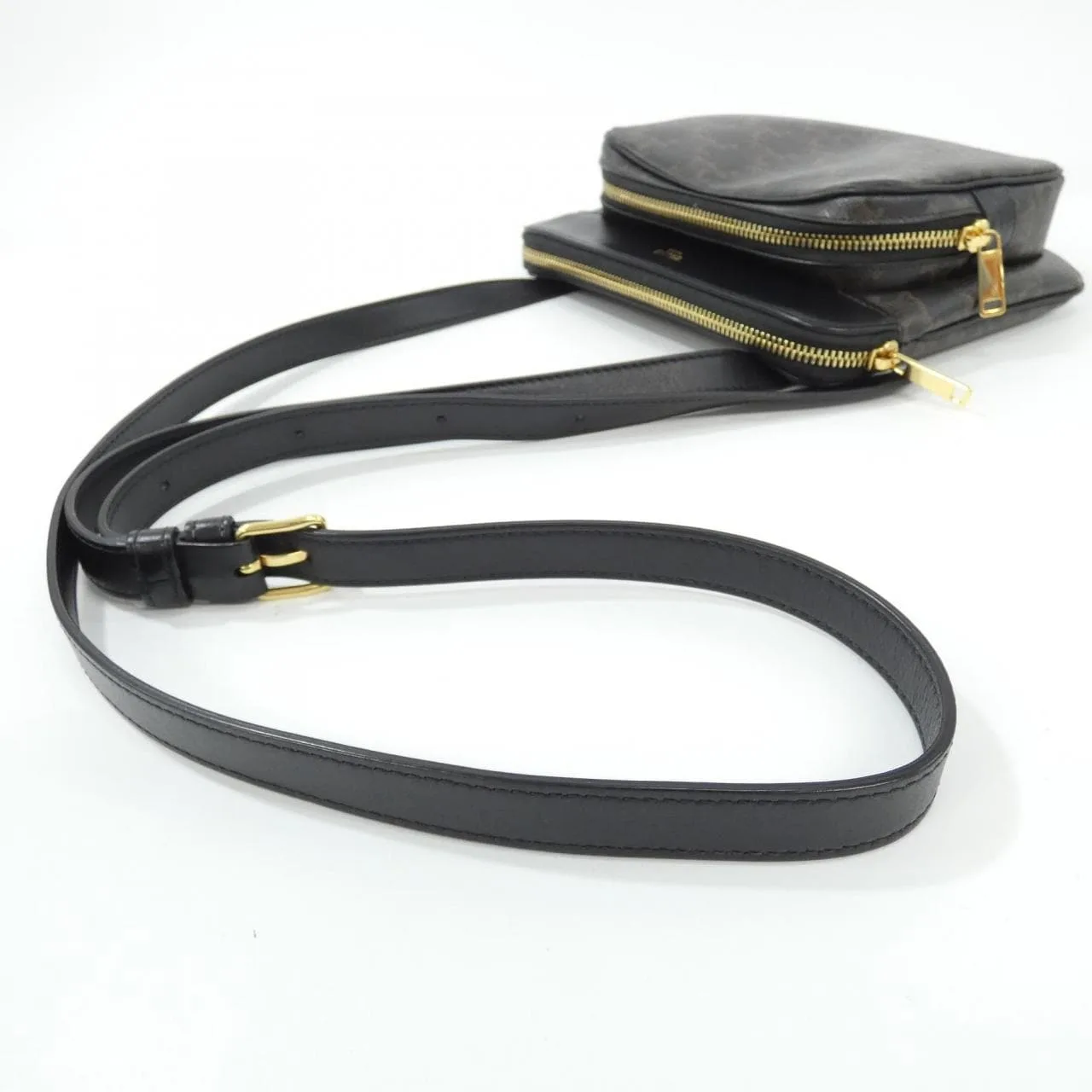 CELINE Triomphe 194282CAA Shoulder Canvas Black Canvas Rank A - Thumbnail 6