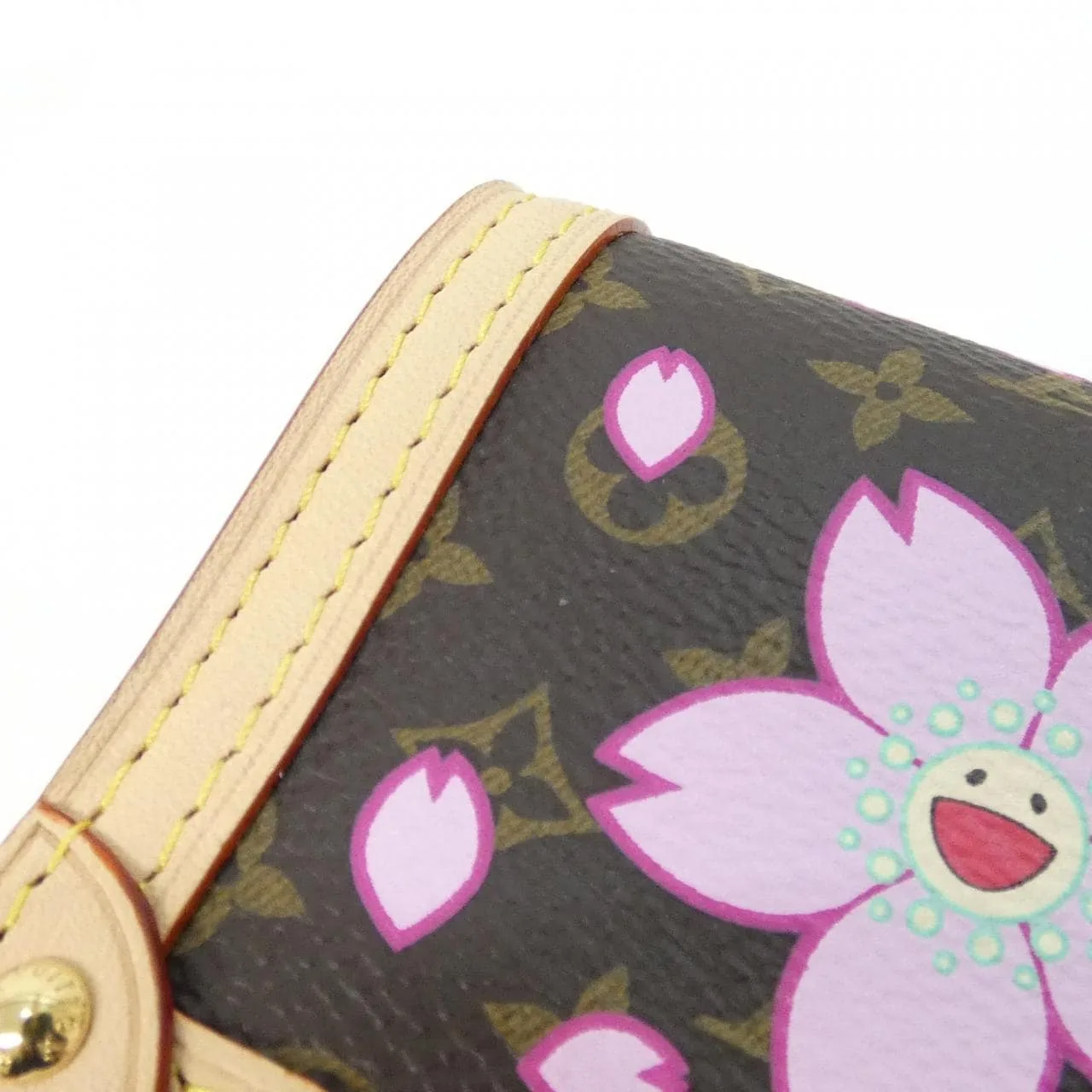 LOUIS VUITTON M13427 Wallet Monogram 黑色 Monogram 中古品A - 縮圖 3