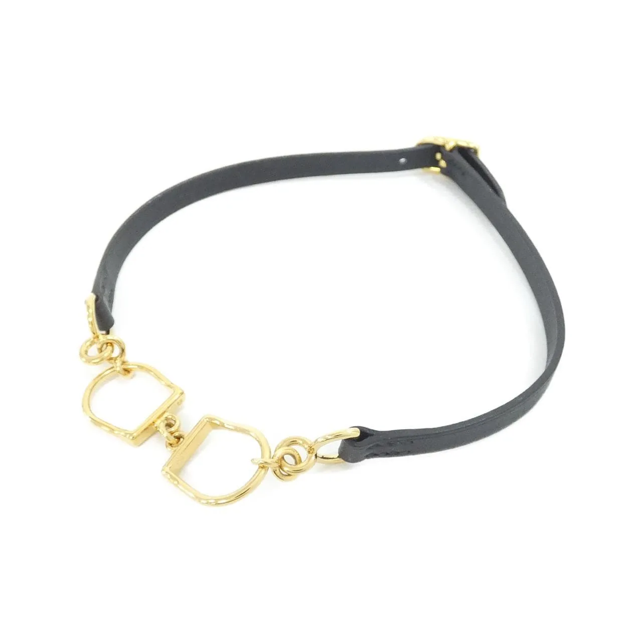 HERMES 072943CC Accessories Swift Black Swift Leather Rank A - Thumbnail 2