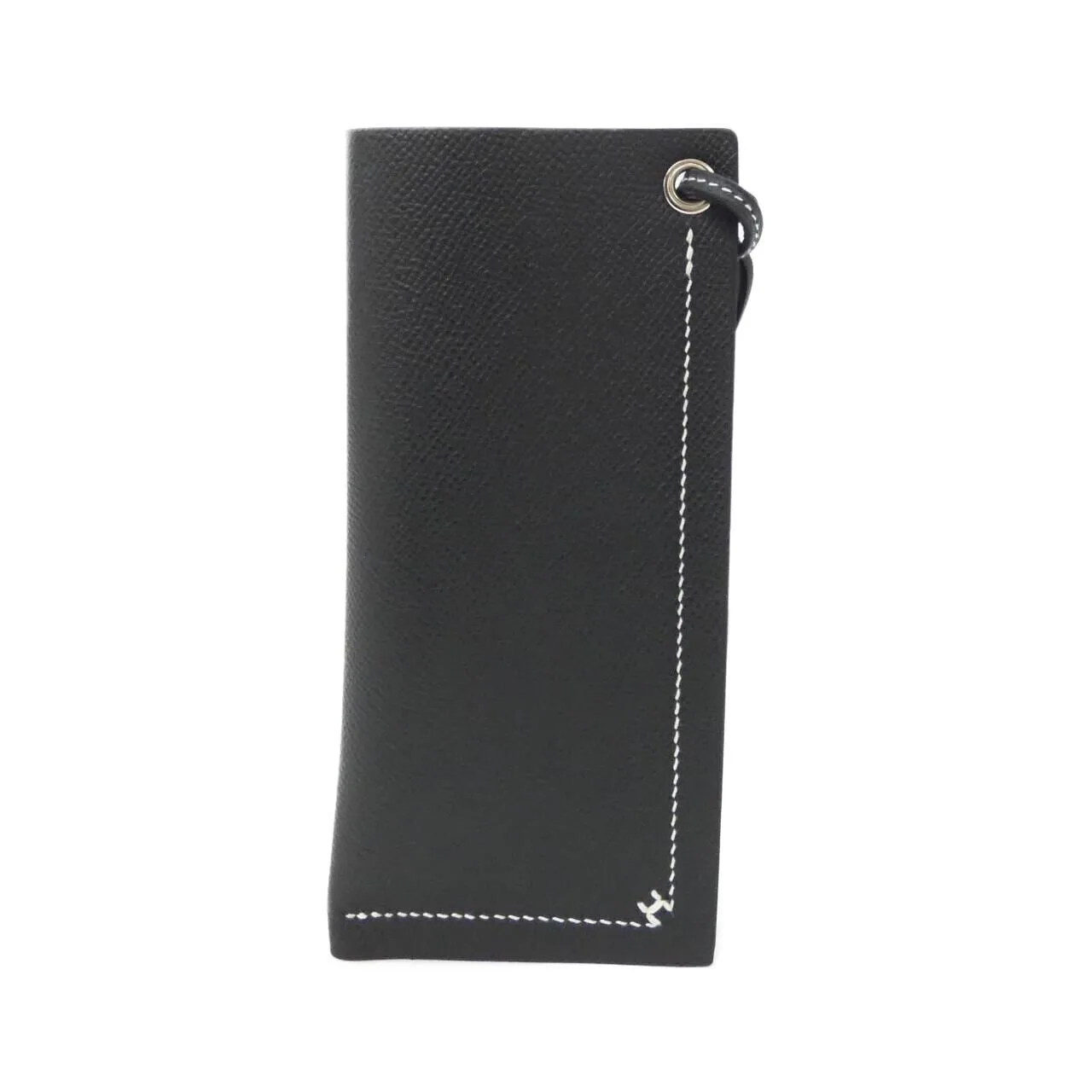 HERMES 083844CK 銀包 Epsom 黑色 Epsom 皮 中古品A - 縮圖 2